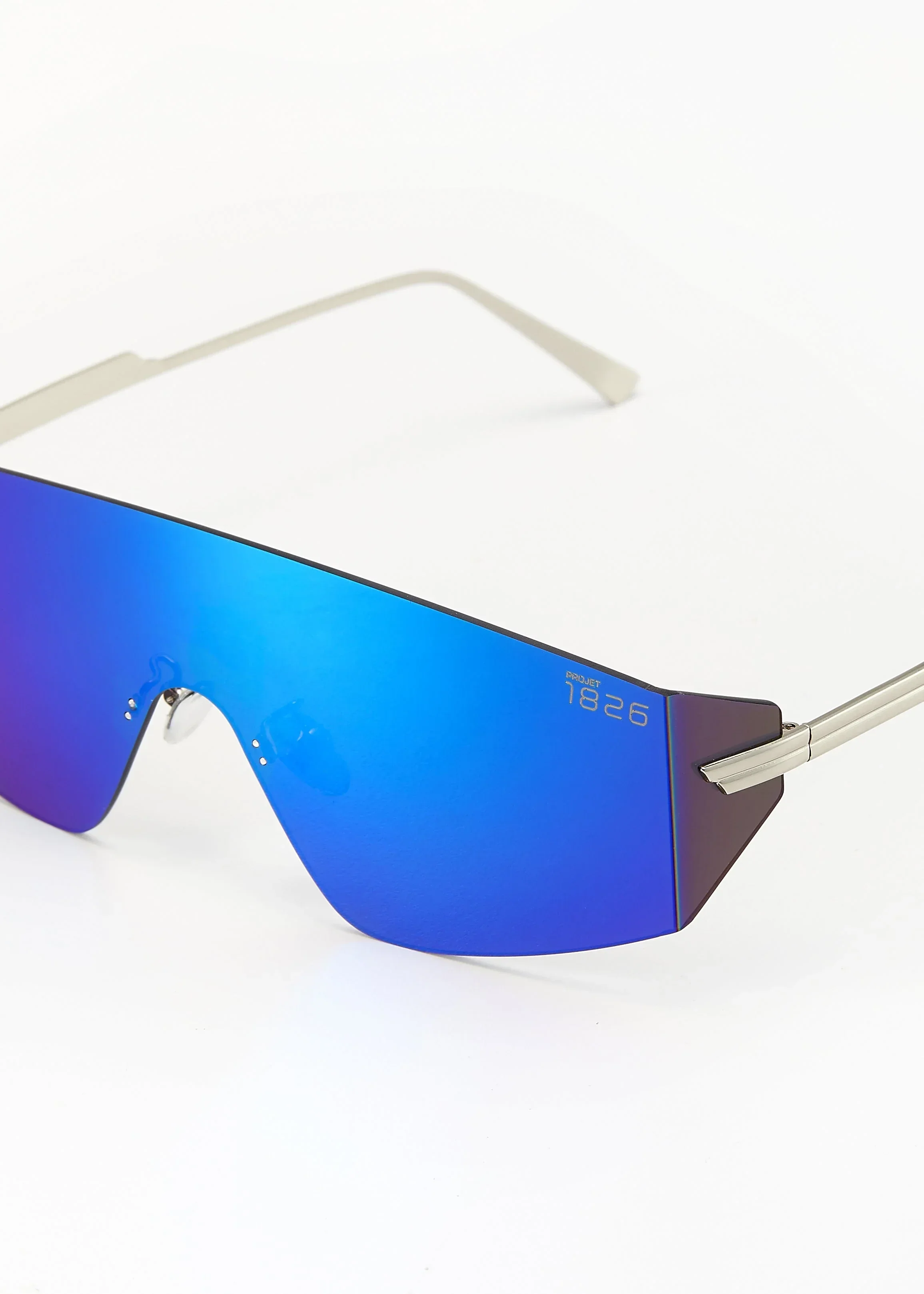 PROJECTWEAR | Eagan Sunglasses Silver/Green - Image 4