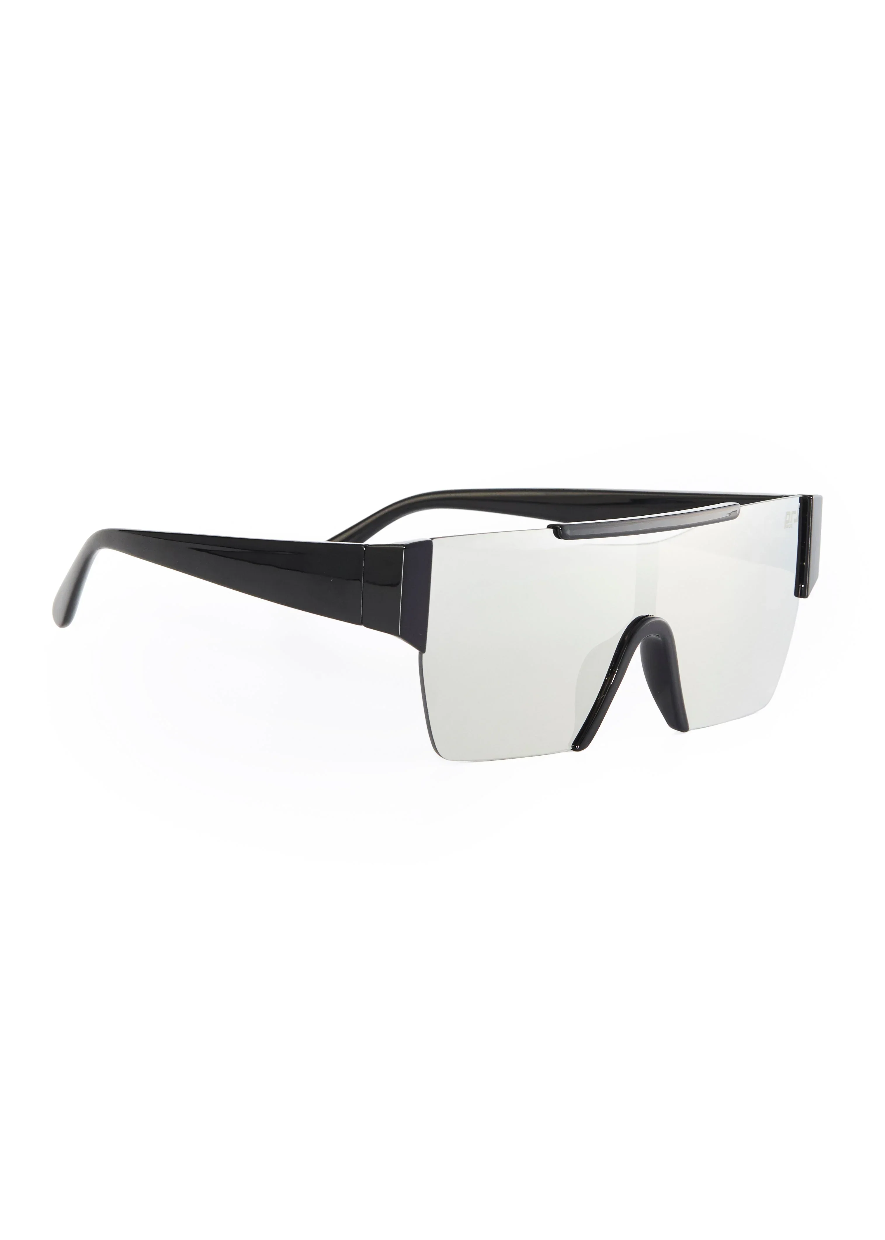 PROJECTWEAR | Edgerton Futuristic Sunglasses Black/Silver - Image 3