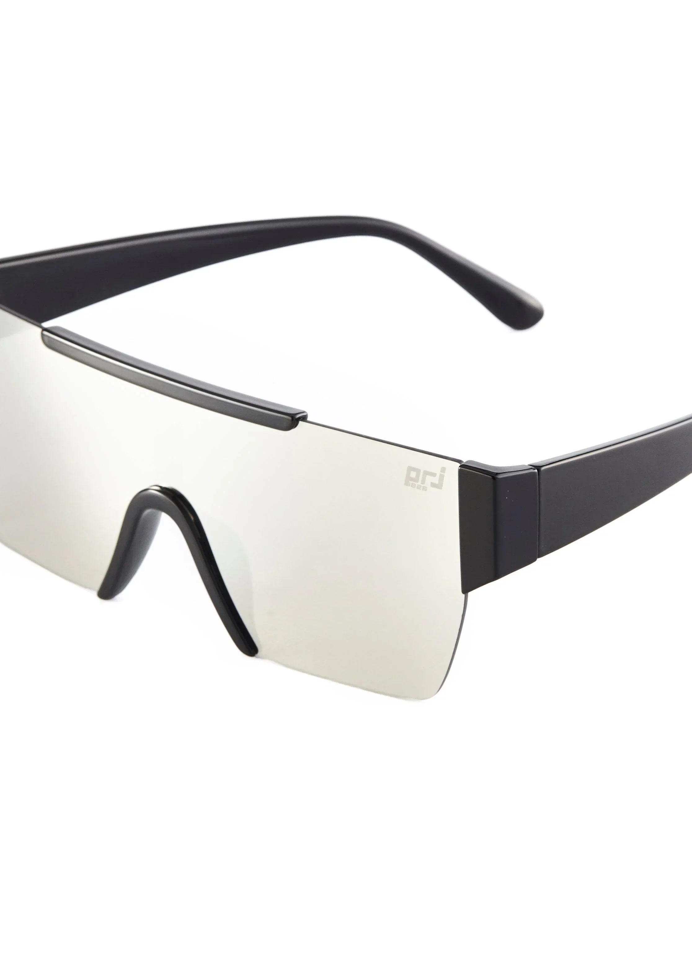 PROJECTWEAR | Edgerton Futuristic Sunglasses Black/Silver - Image 4