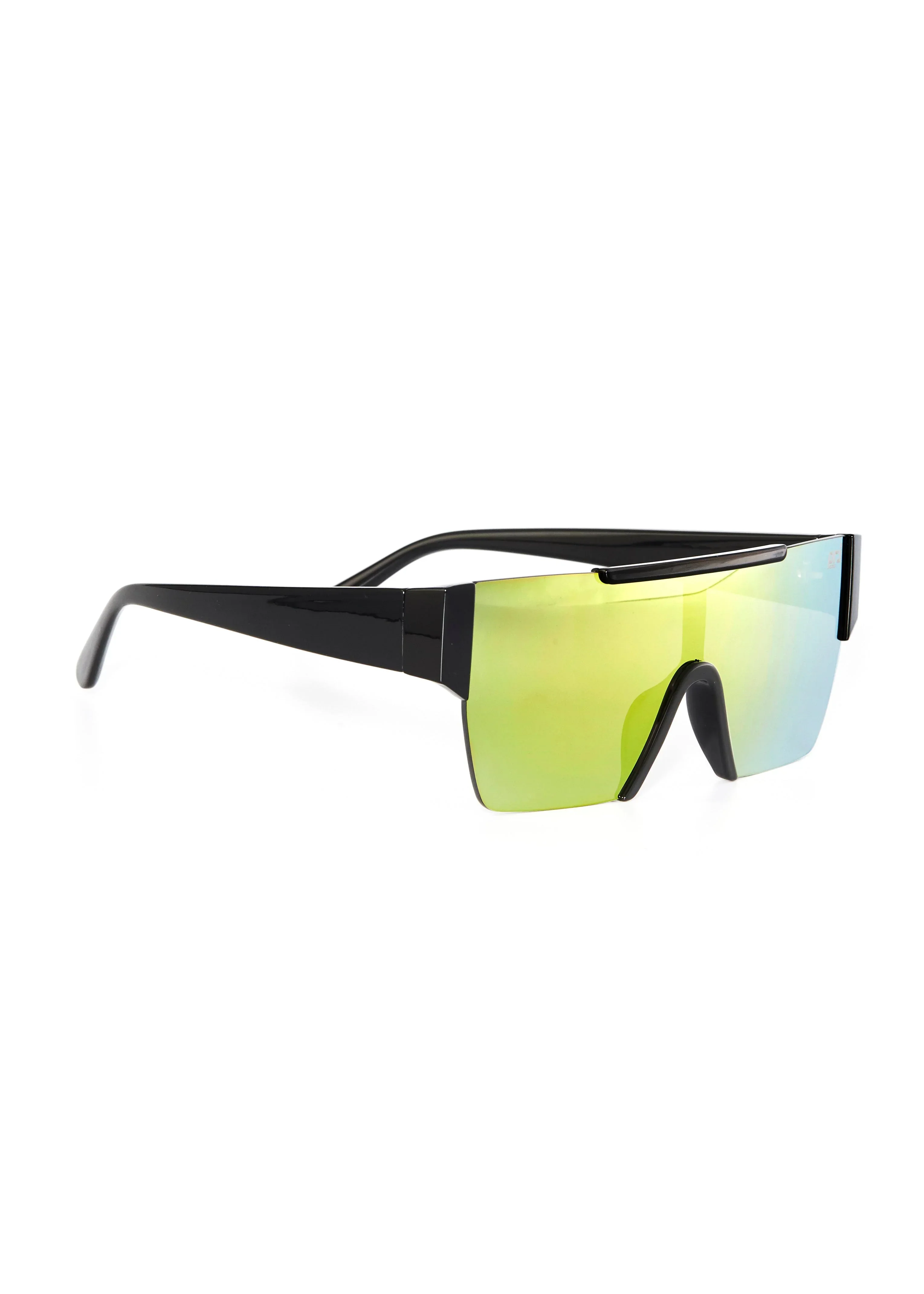 PROJECTWEAR | Edgerton Futuristic Sunglasses Black/Yellow - Image 3