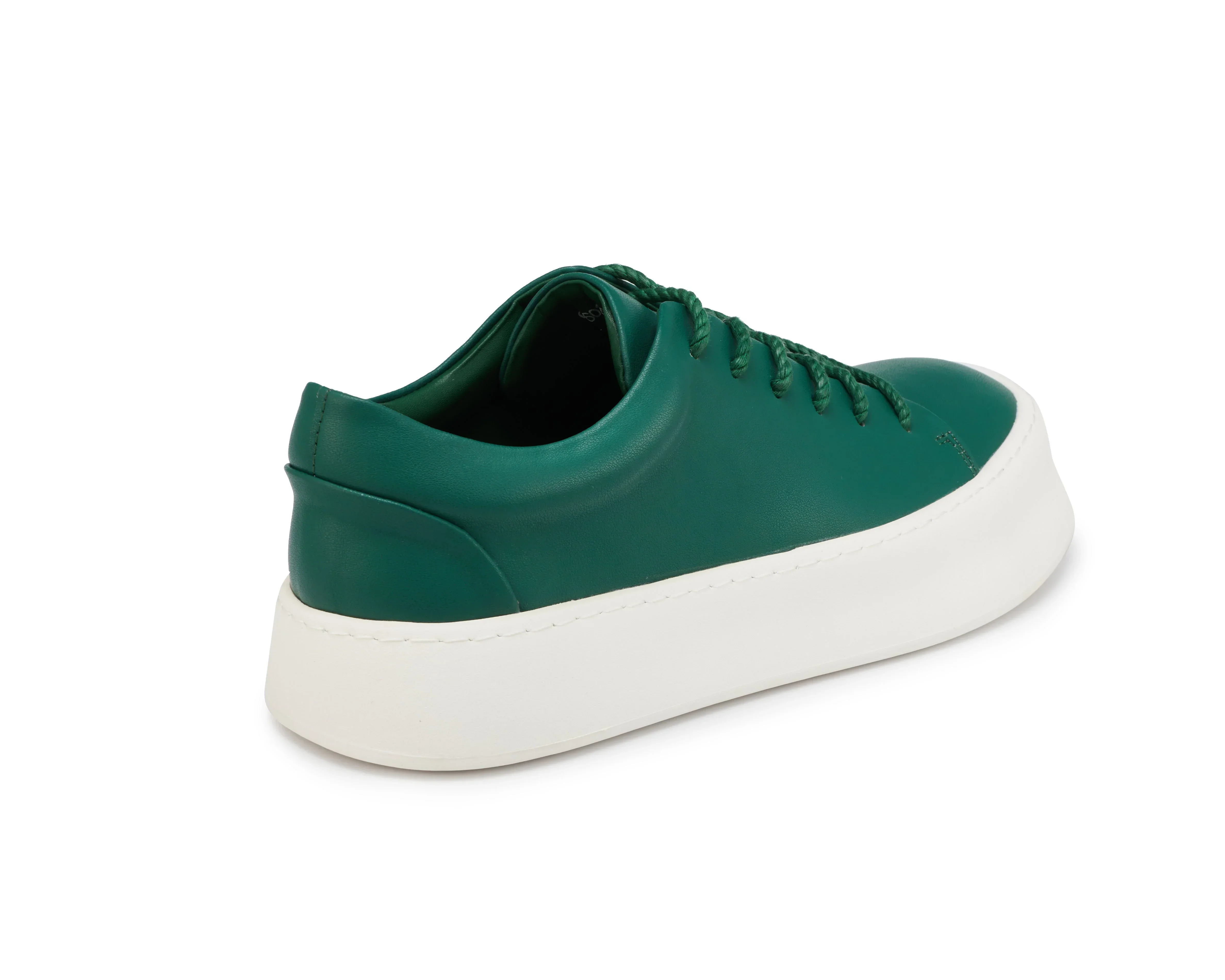 PROJECTWEAR | FALLON Low Cut Faux Leather Sneaker Green - Image 5