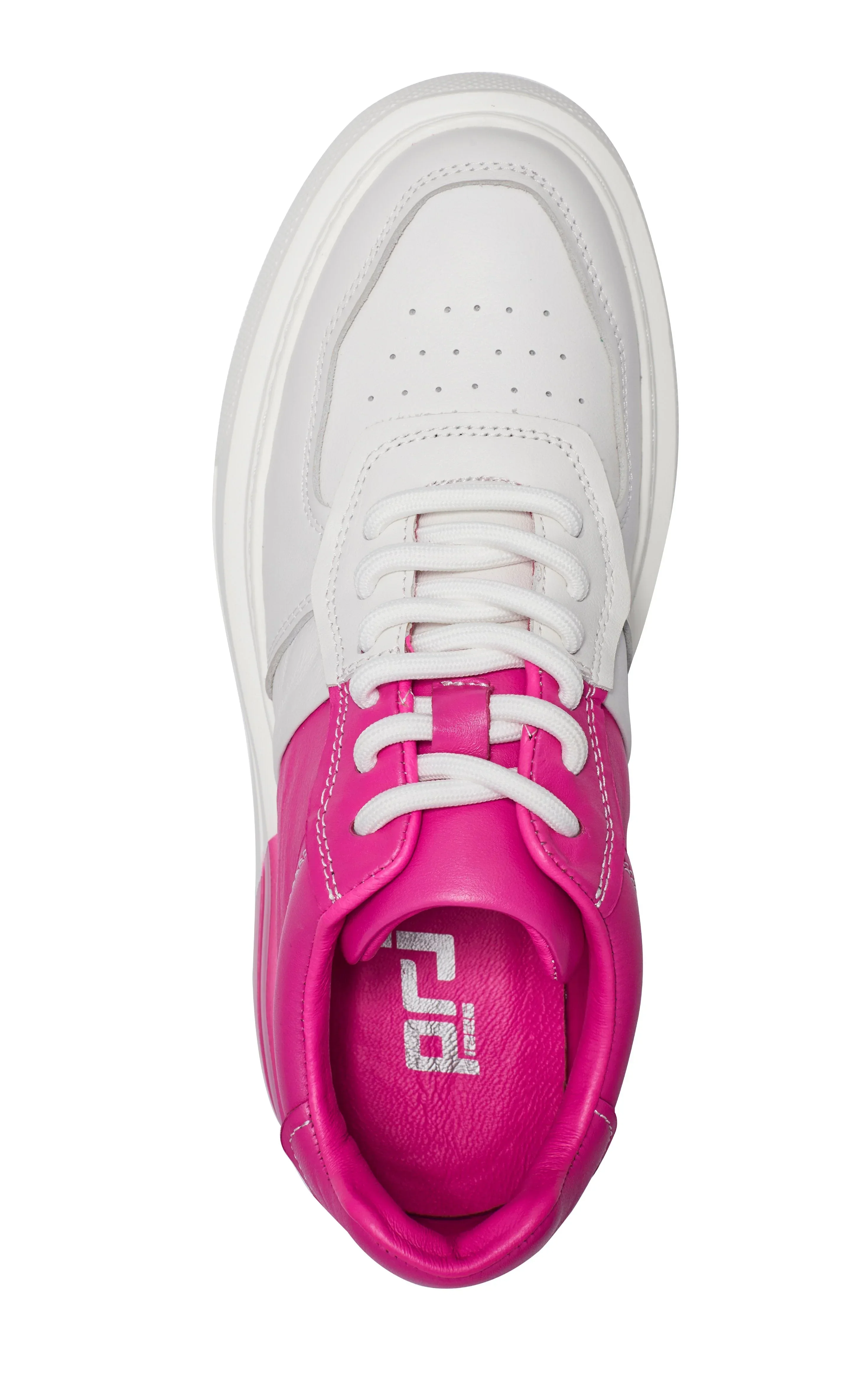 PROJECTWEAR | Fergie Dual Colour Leather Sneaker Pink - Image 5