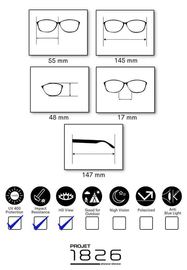 PROJET1826 | DAE SUNGLASSES BLACK/BLACK - Image 5