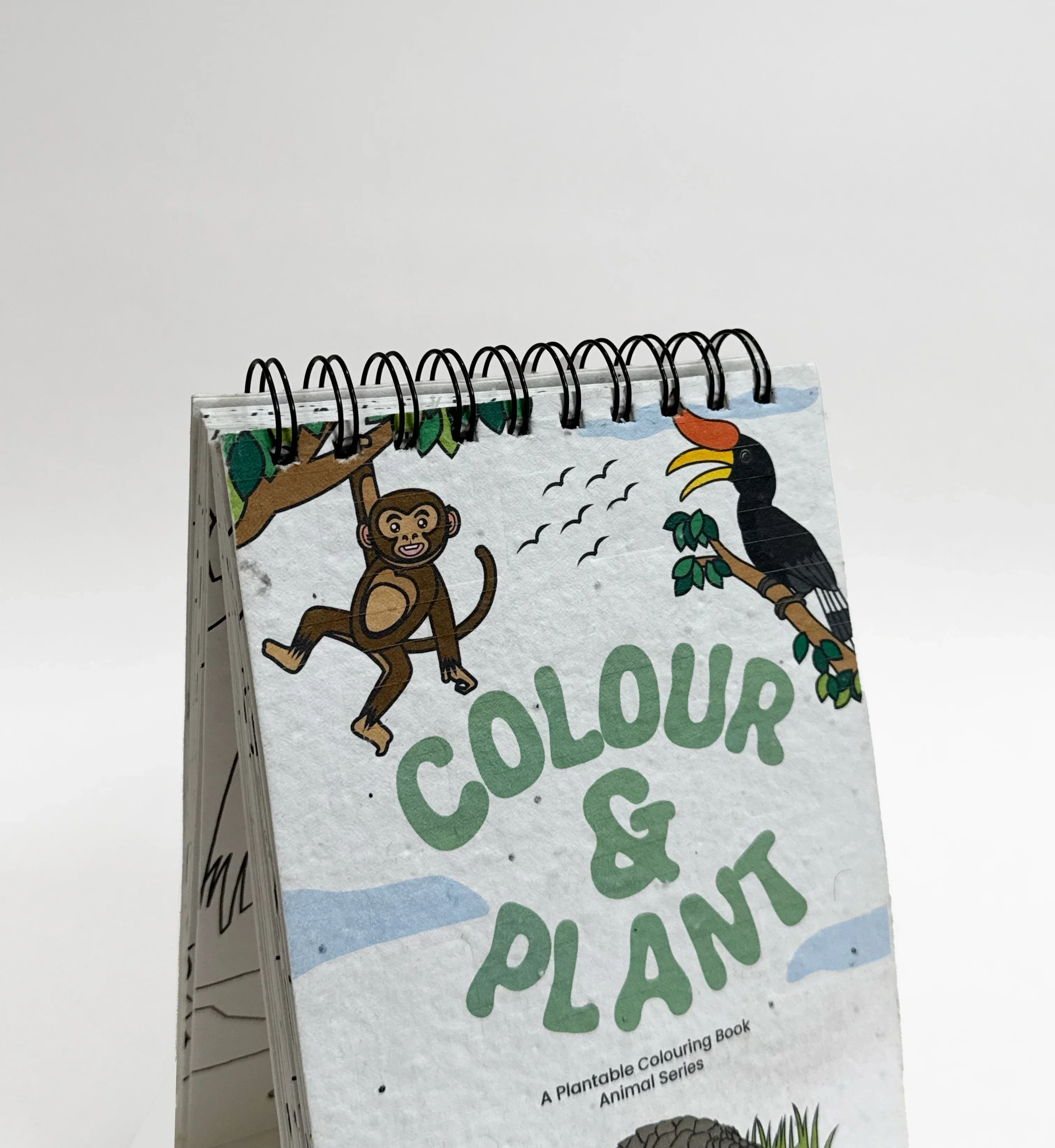 PURPLE AND PURE | Plantable Colouring Book For Kids - Zoo Edition - Image 3