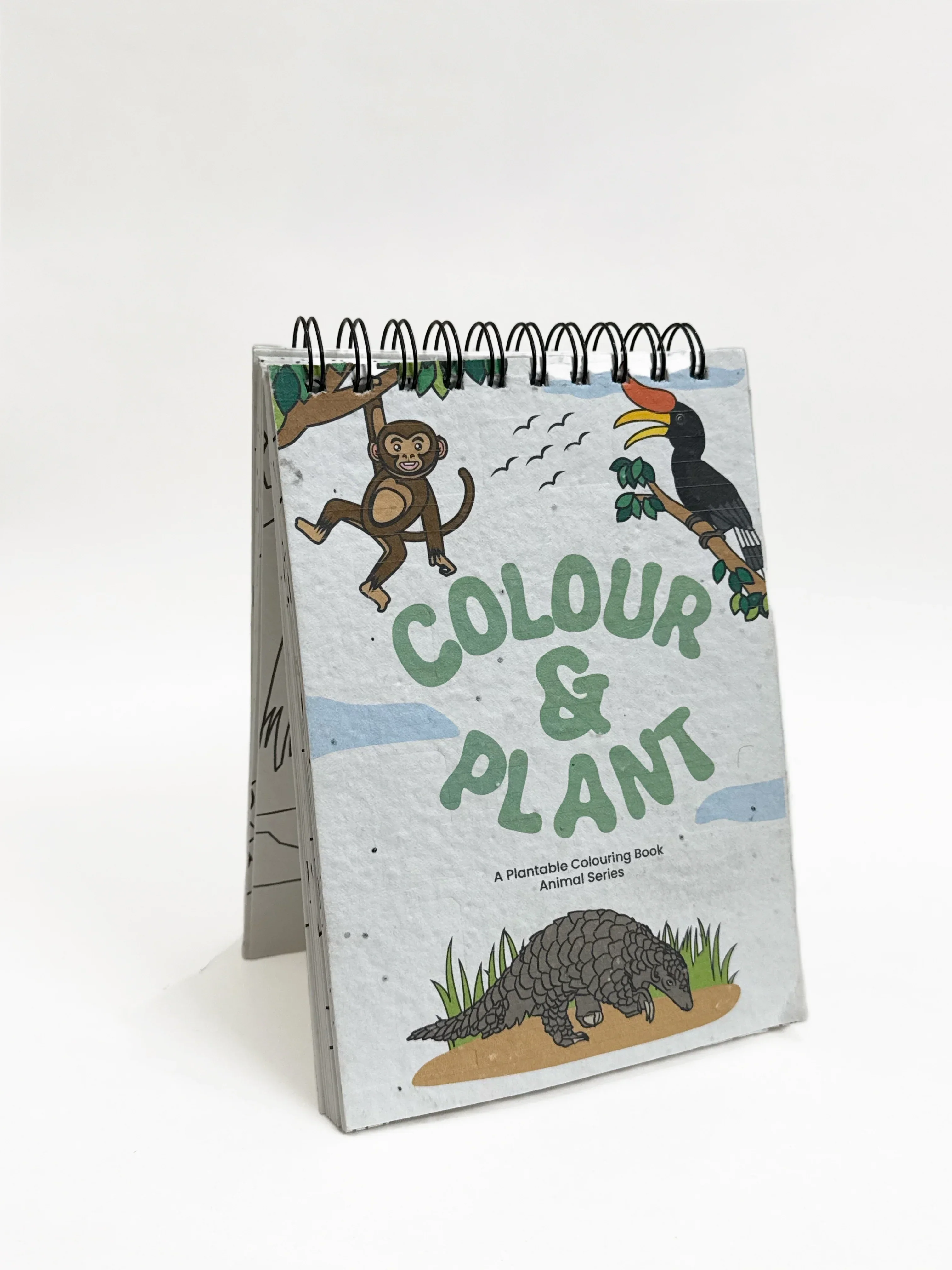 PURPLE AND PURE | Plantable Colouring Book For Kids - Zoo Edition - Image 4