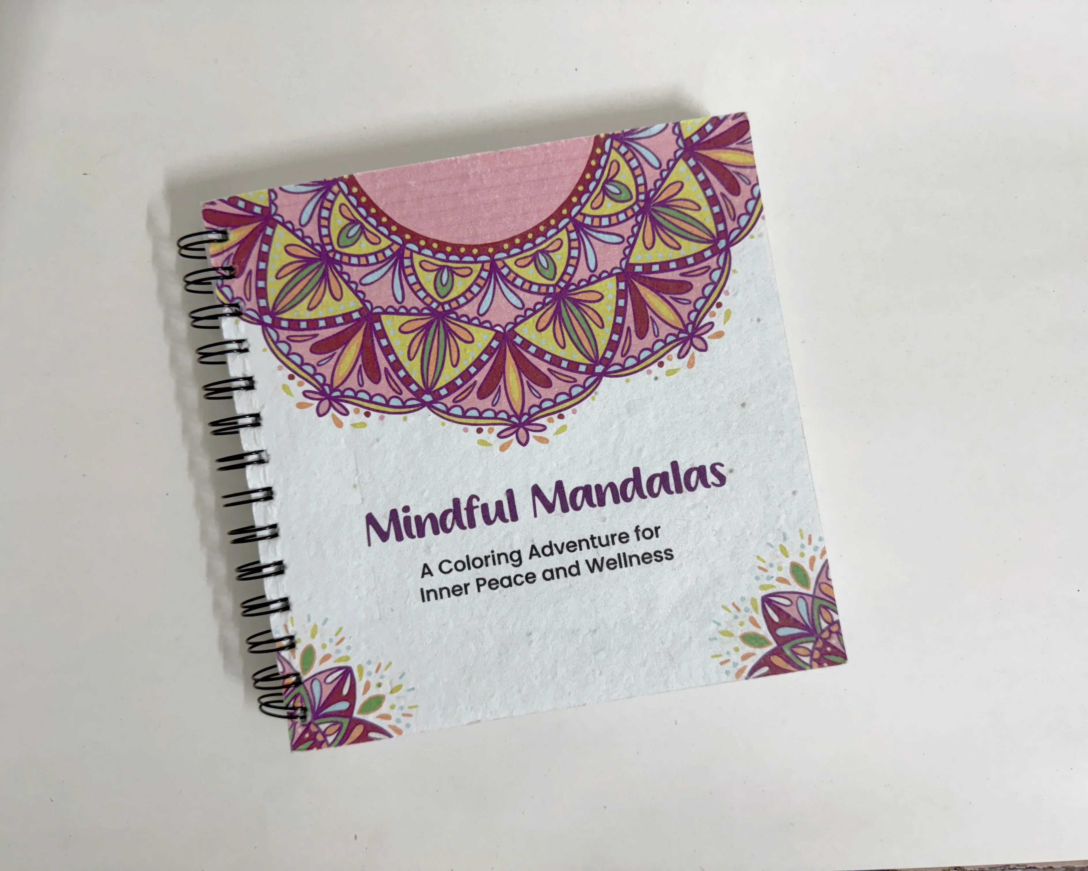 PURPLE AND PURE | Plantable Mandala Colouring Book - Image 2