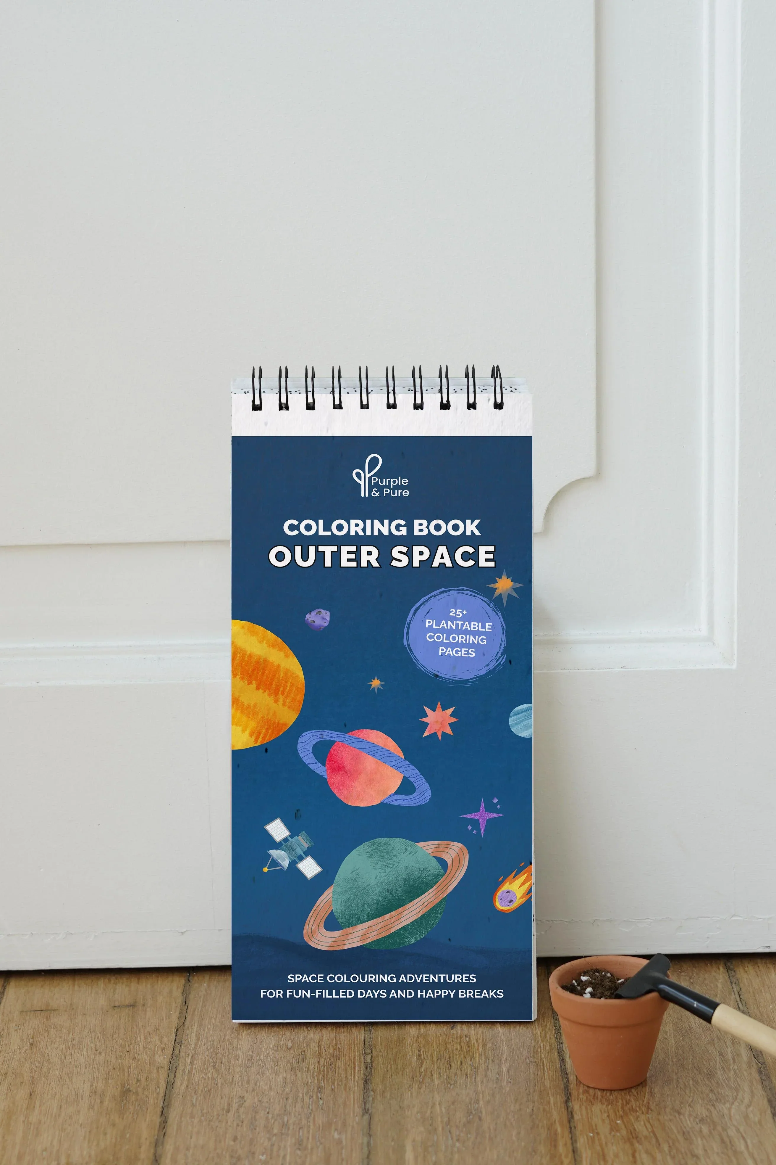 PURPLE AND PURE | Outer Space Plantable Colouring Book - Image 2