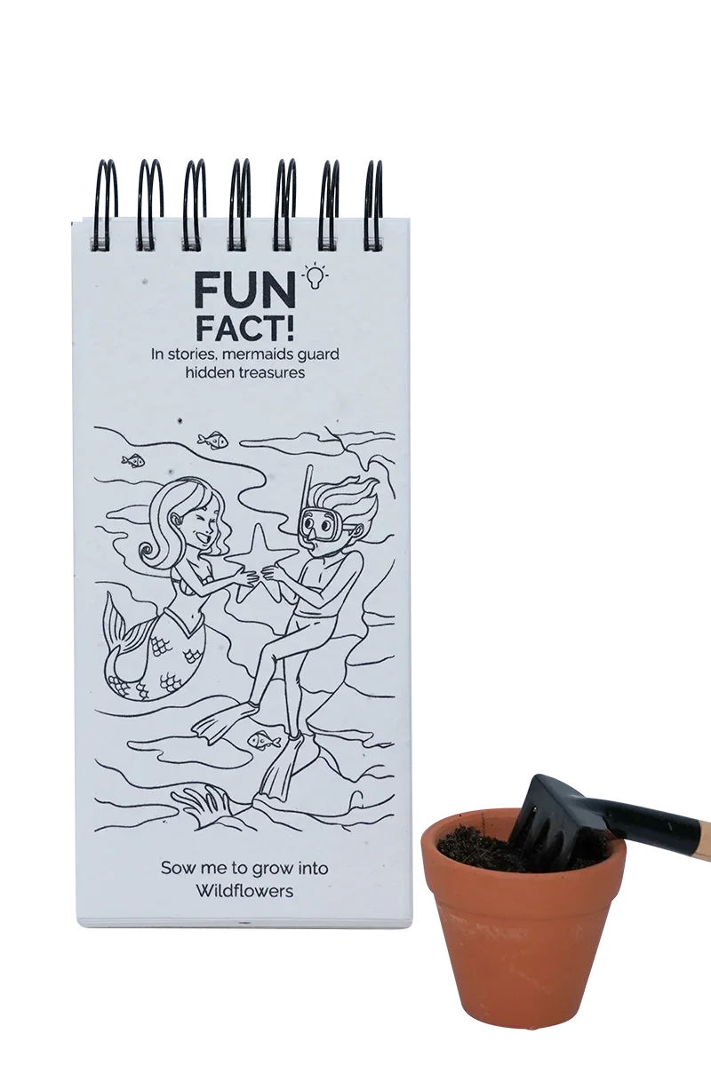 PURPLE AND PURE | Under the Sea Plantable Colouring Book - Image 2
