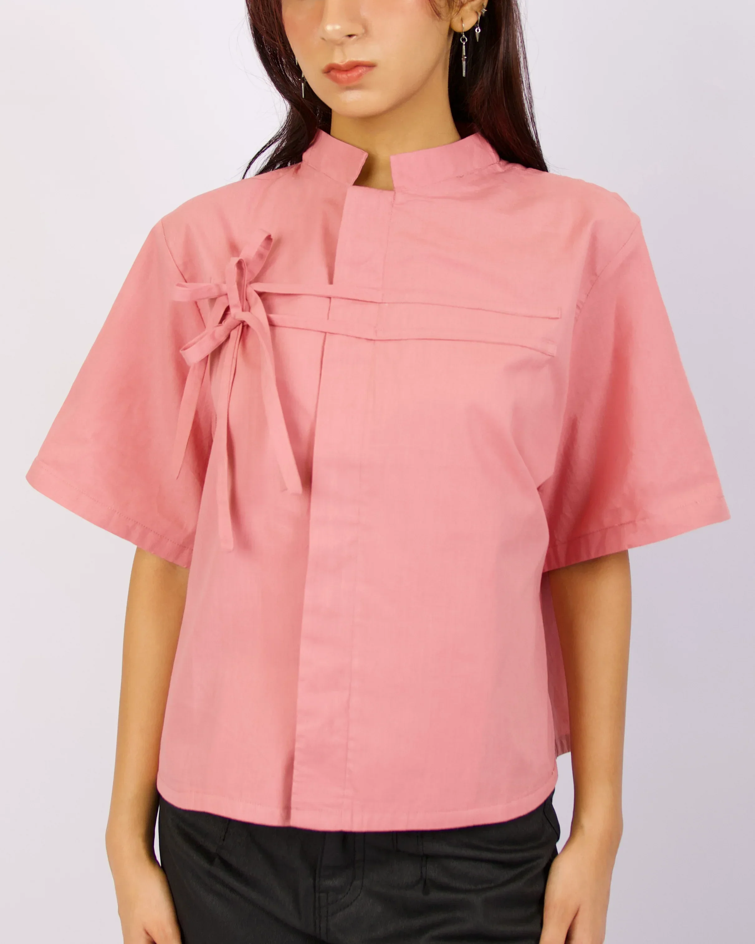 MAL | Mandarin Collar Boxy Shirt - Image 7