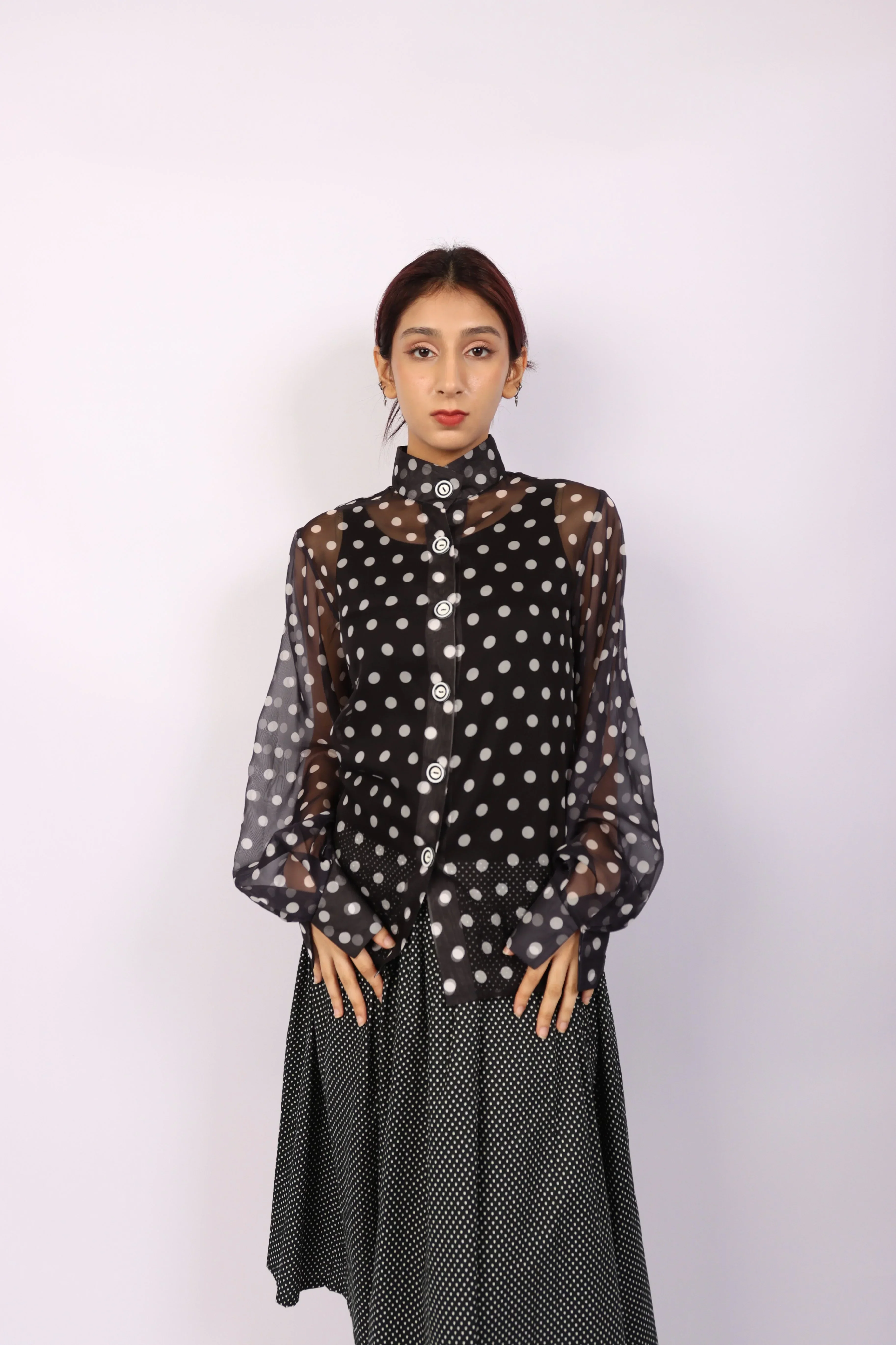 STEPHANIE GABRIELLE | Polka Dot Blouse - Image 3