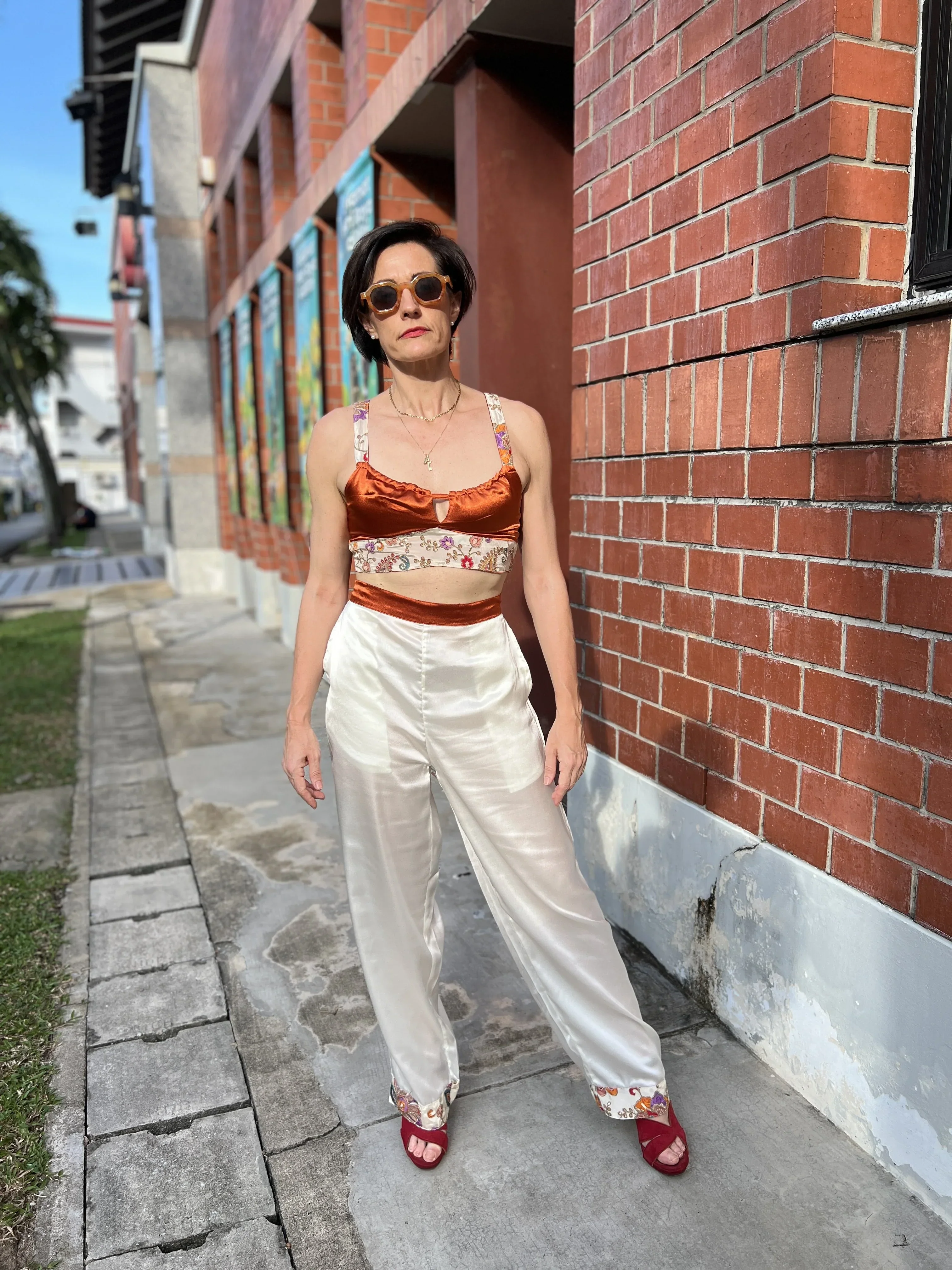 RAJA RANI | Golden Hour Orange Pants