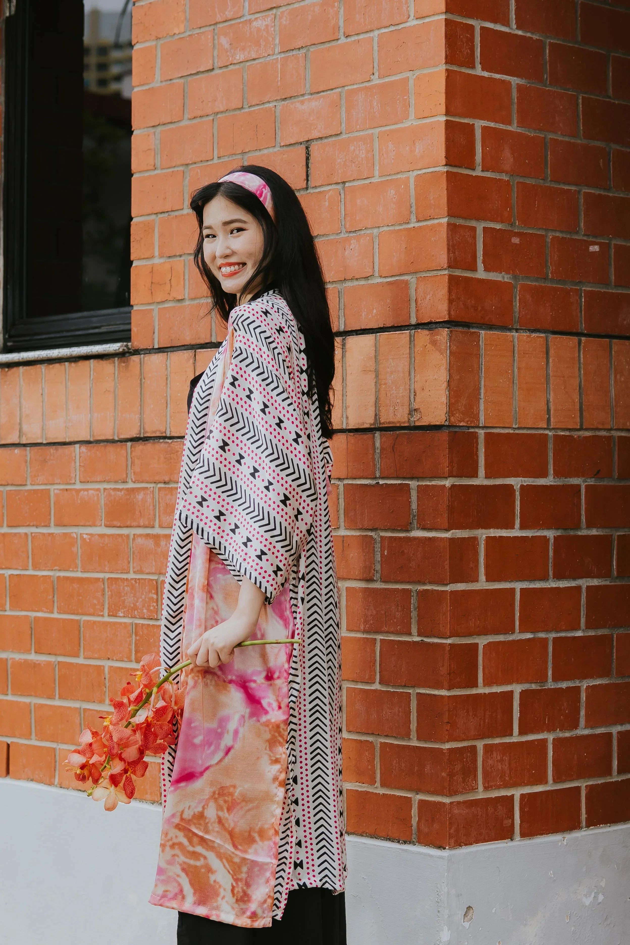 RAJA RANI | Modal Silk Long Kimono [LA VACANZA COLLECTION] - Image 15
