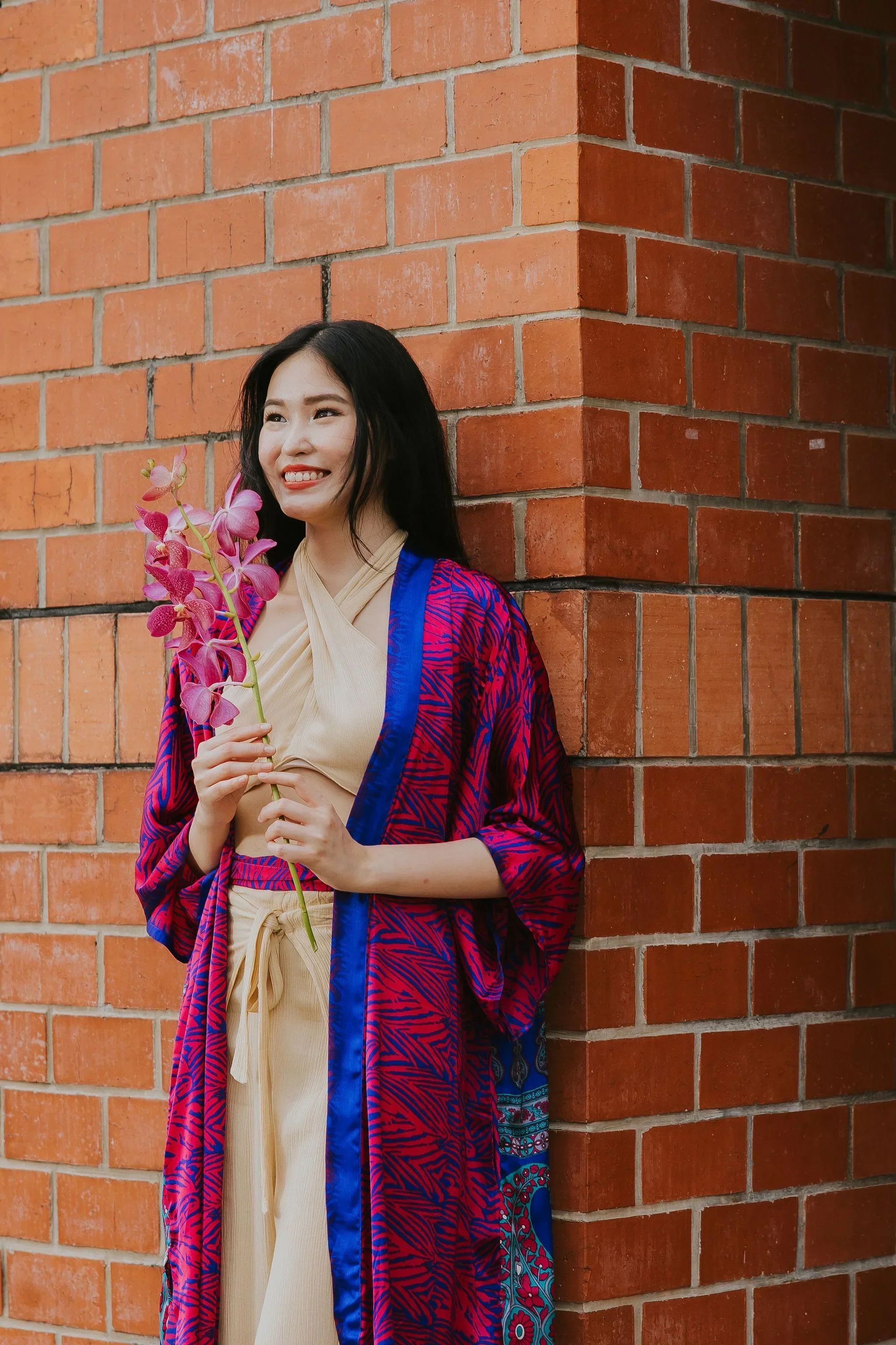 RAJA RANI | Modal Silk Long Kimono [LA VACANZA COLLECTION] - Image 16