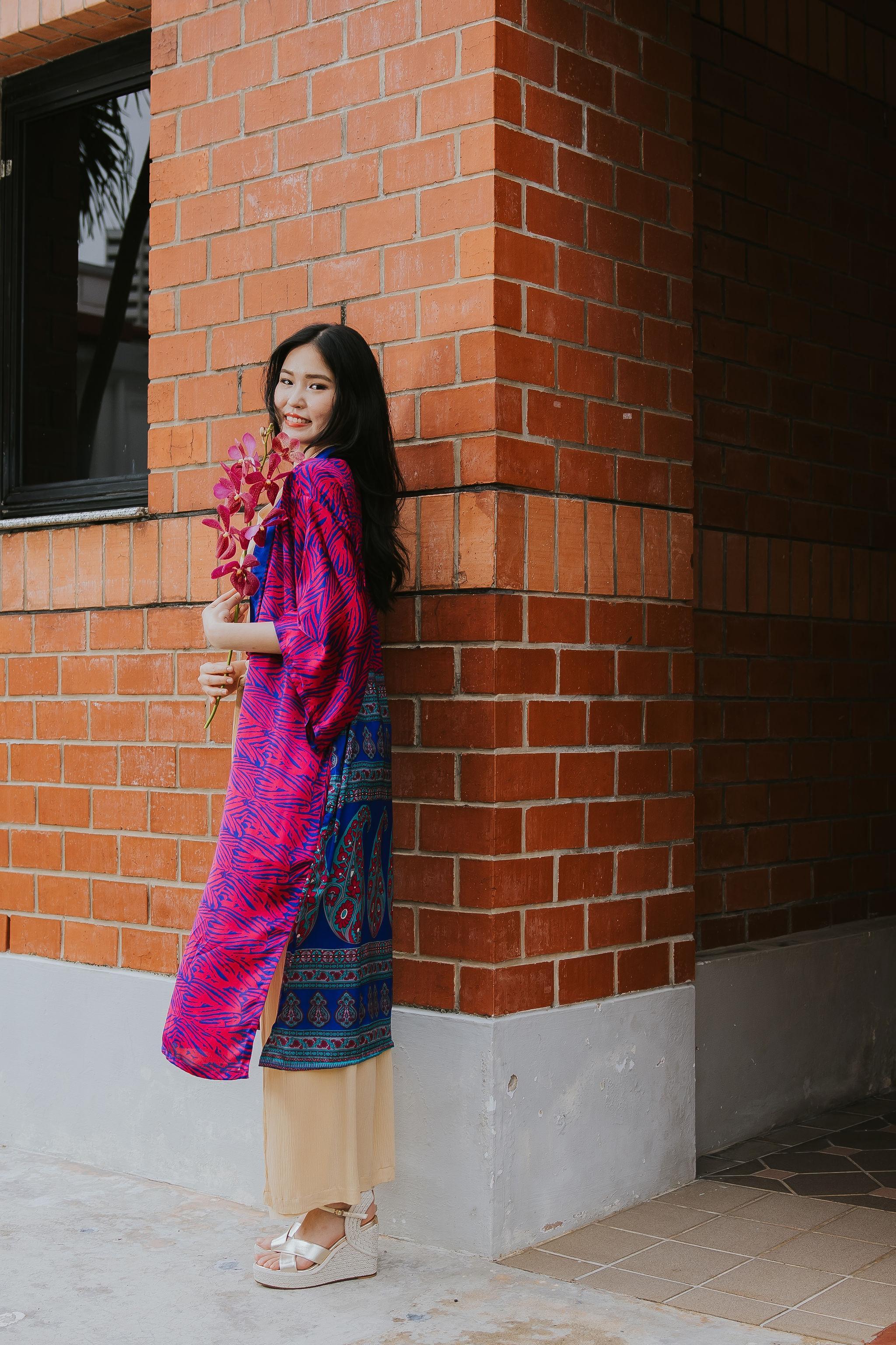 RAJA RANI | Modal Silk Long Kimono [LA VACANZA COLLECTION] - Image 17