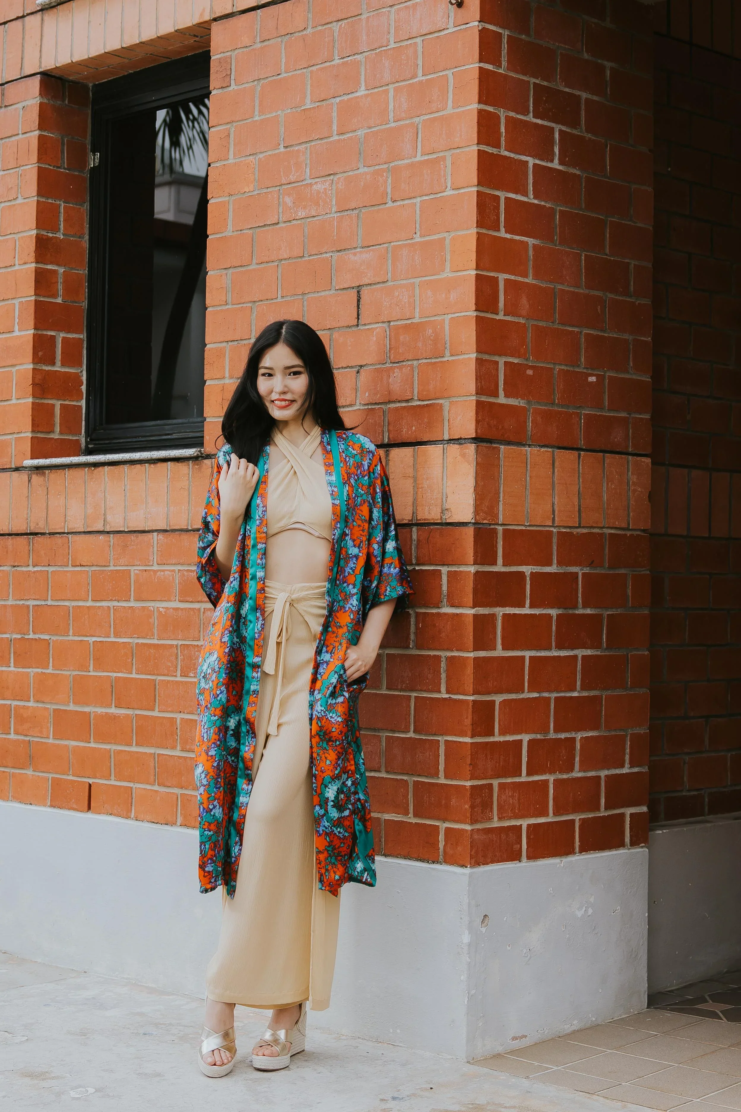 RAJA RANI | Modal Silk Long Kimono [LA VACANZA COLLECTION] - Image 21