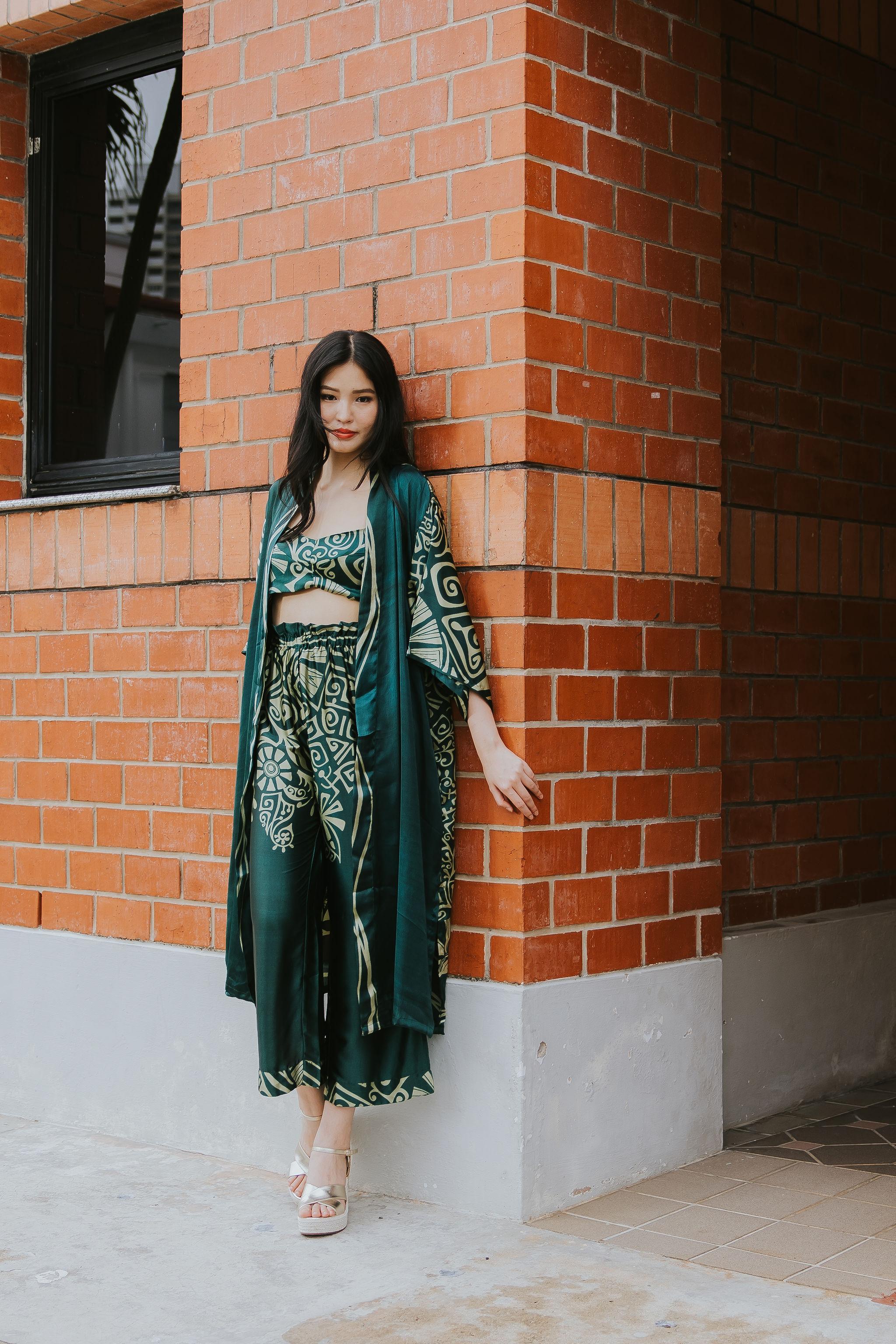 RAJA RANI | Modal Silk Long Kimono [LA VACANZA COLLECTION] - Image 22