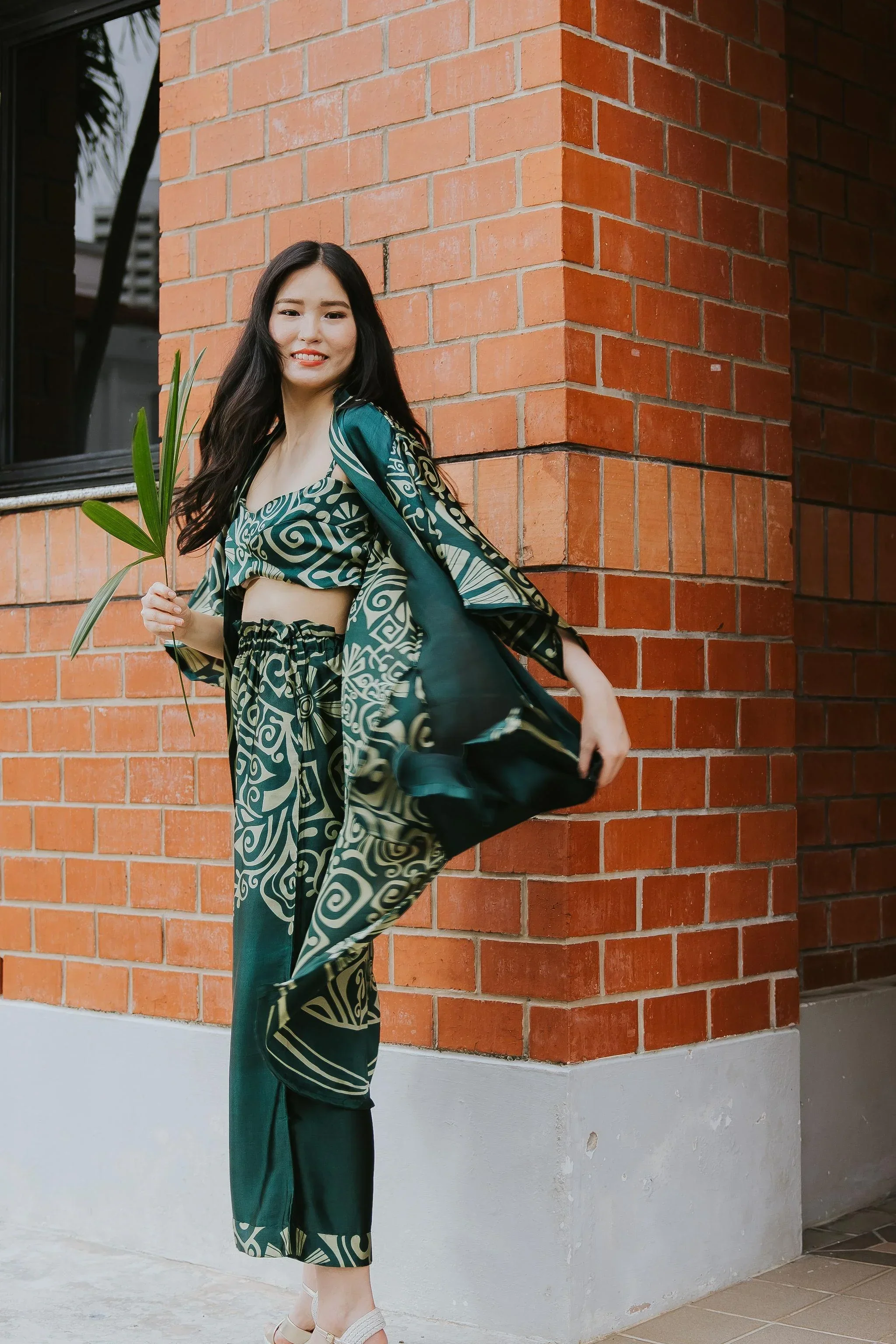 RAJA RANI | Modal Silk Long Kimono [LA VACANZA COLLECTION] - Image 23