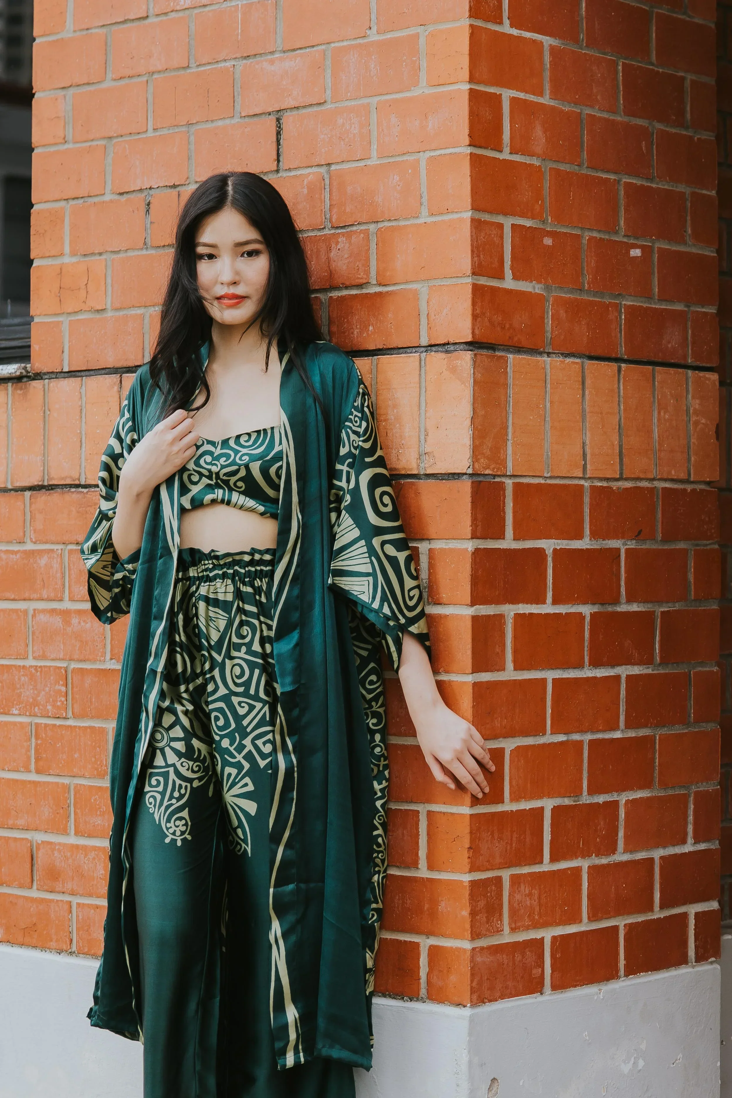 RAJA RANI | Modal Silk Long Kimono [LA VACANZA COLLECTION] - Image 24