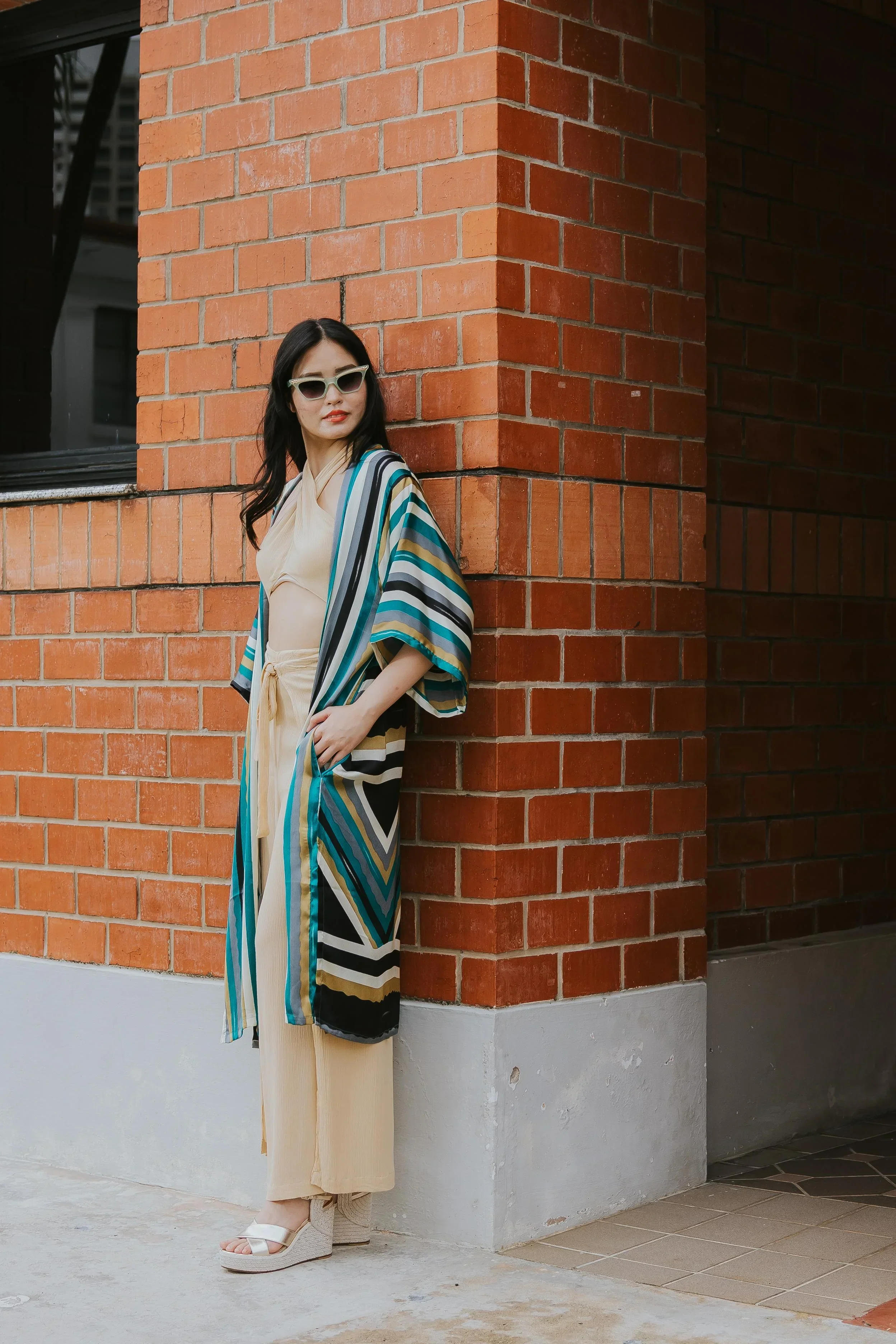 RAJA RANI | Modal Silk Long Kimono [LA VACANZA COLLECTION] - Image 30