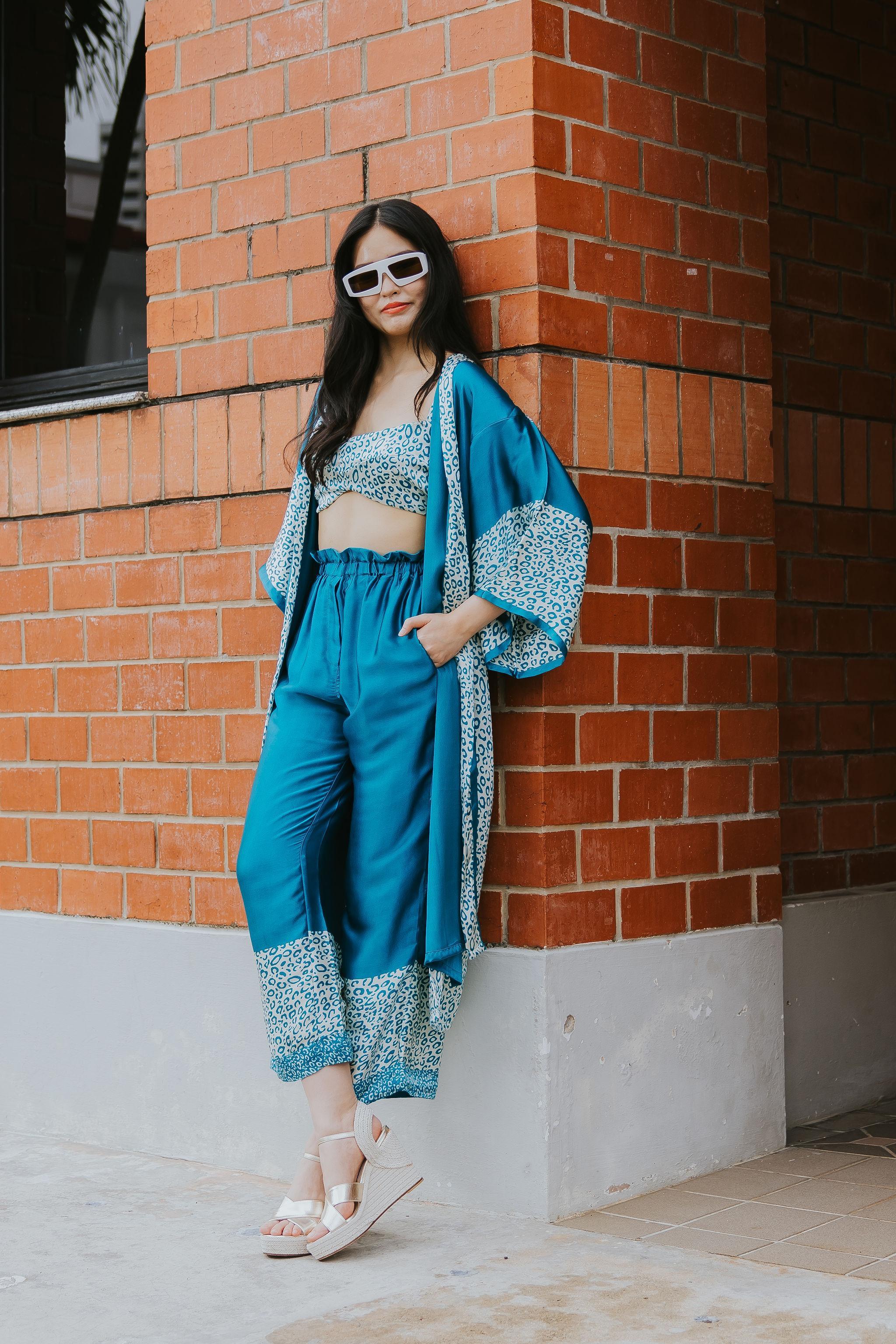 RAJA RANI | Modal Silk Long Kimono [LA VACANZA COLLECTION] - Image 7