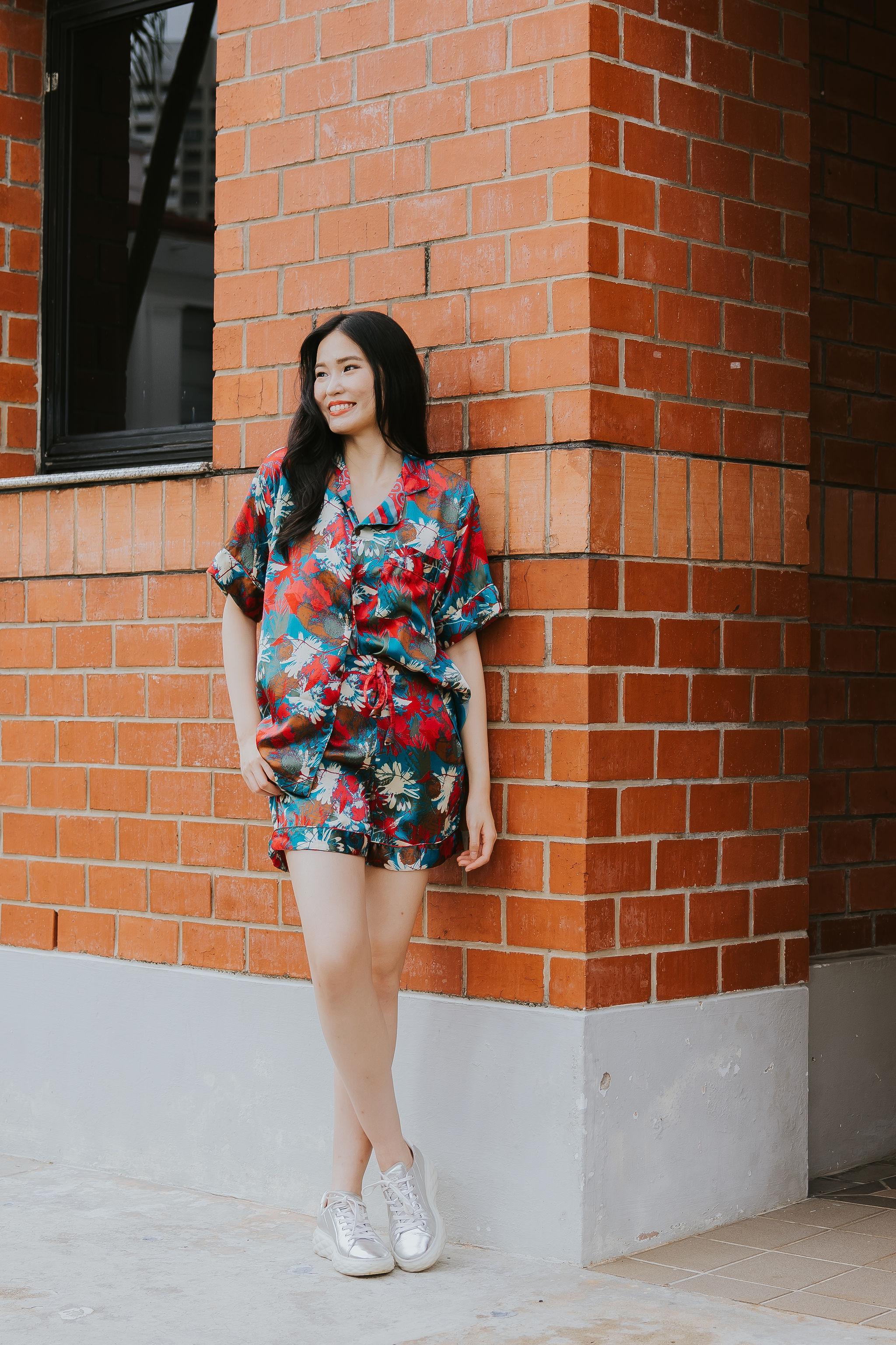 RAJA RANI | Modal Silk Short Holiday Set [LA VACANZA COLLECTION] - Image 10