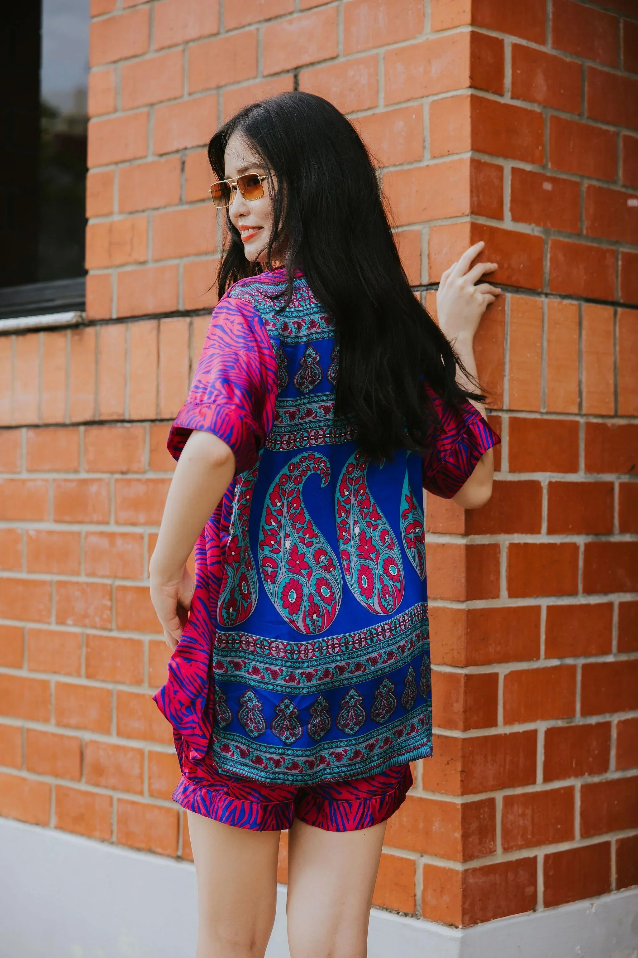 RAJA RANI | Modal Silk Short Holiday Set [LA VACANZA COLLECTION] - Image 14
