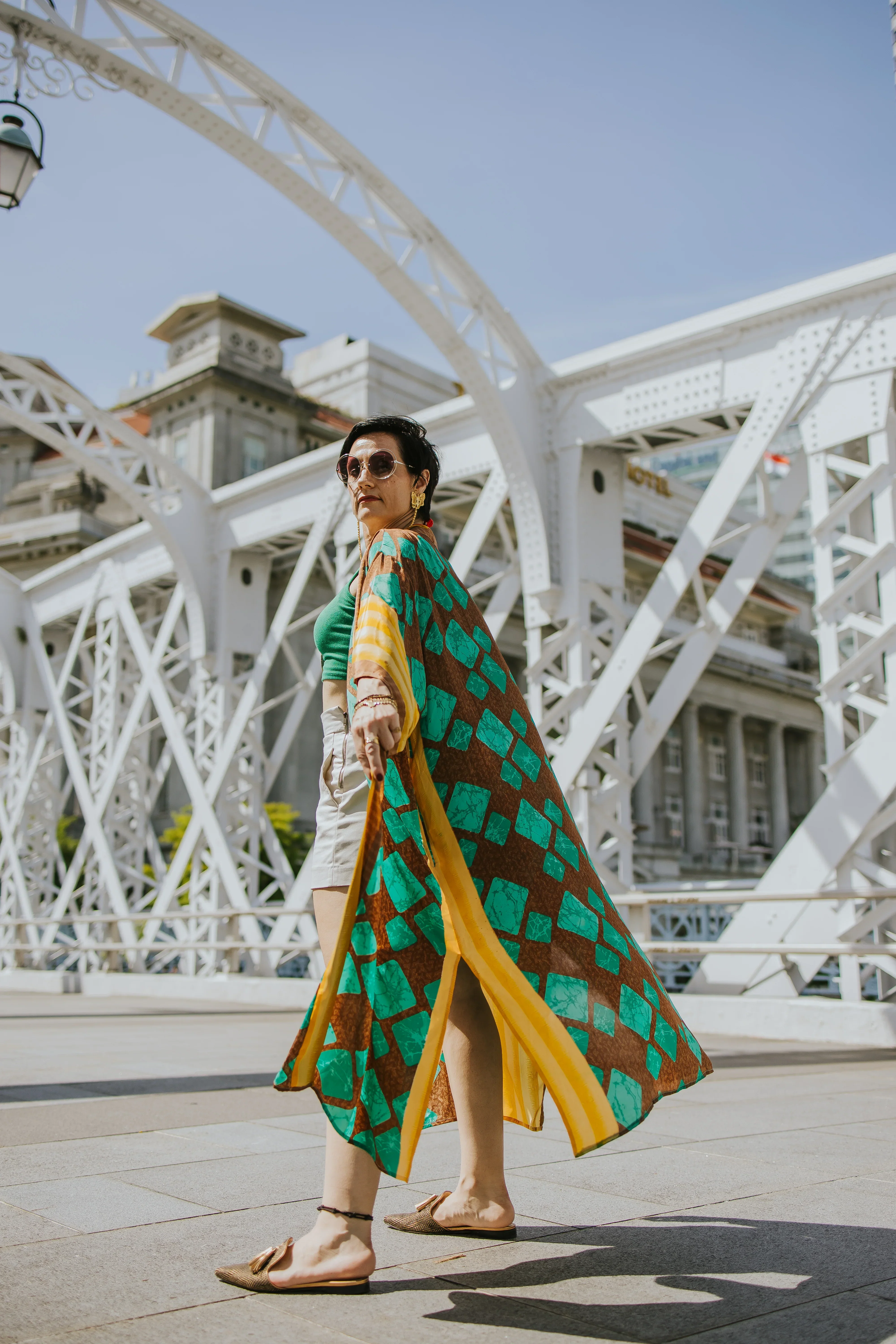 RAJA RANI | Upcycled Long Kimono