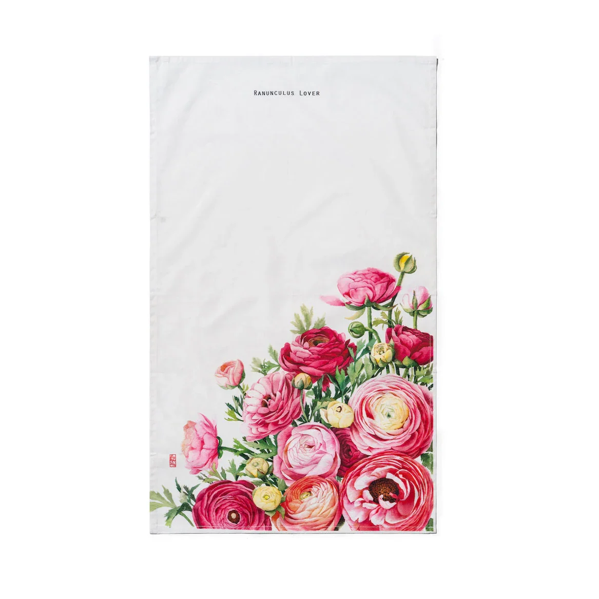 SINGLAPA | Ranunculus Lover Tea Towel