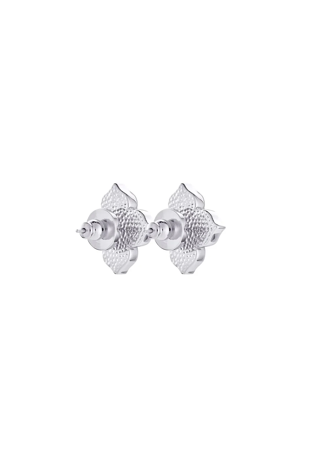 RARE BIRD COLLECTION | Peranakan Floral Stud - Silver Pixie Pomp - Image 2