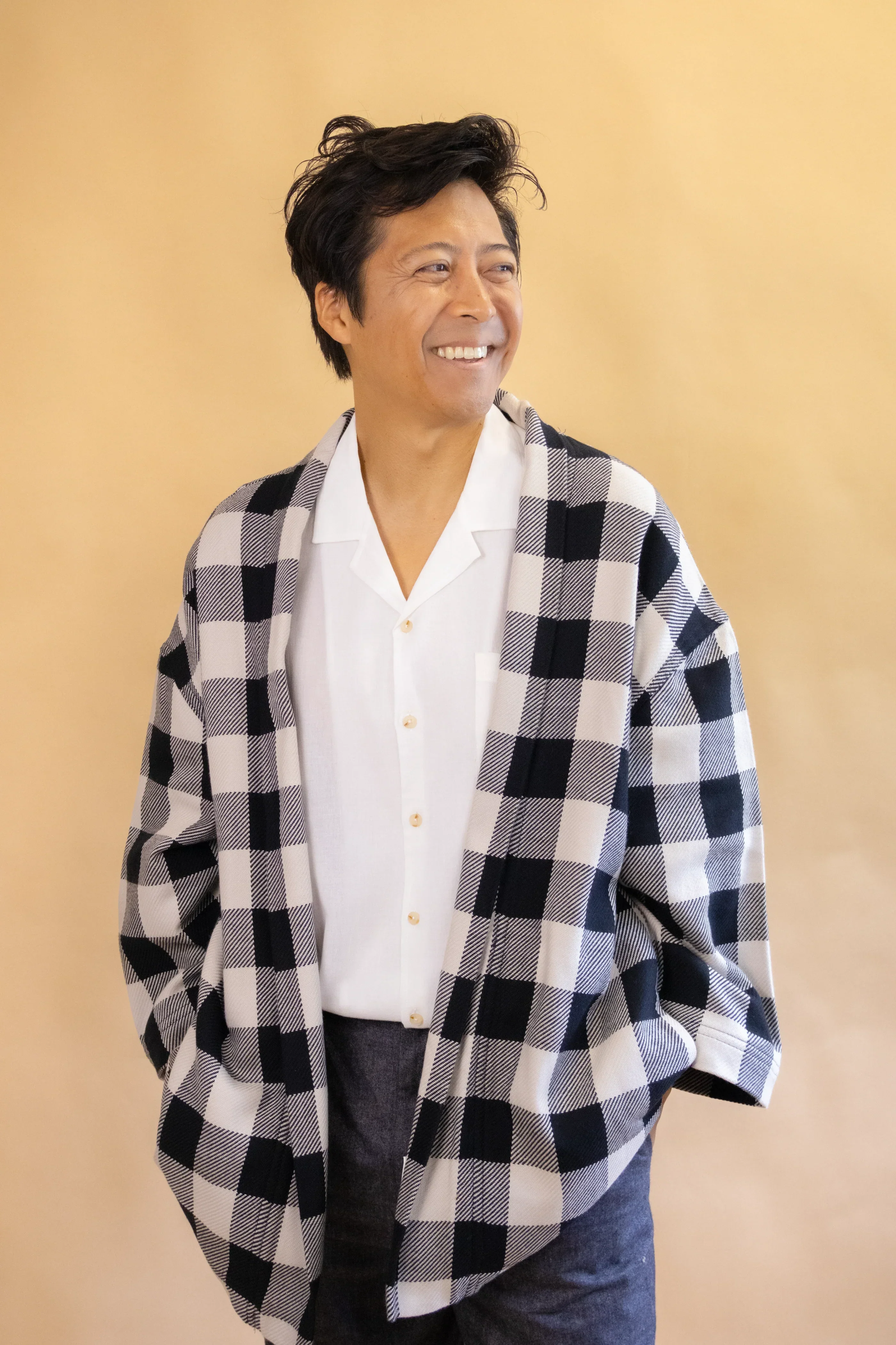 DUXTON | Reversible Kimono - Classic Check