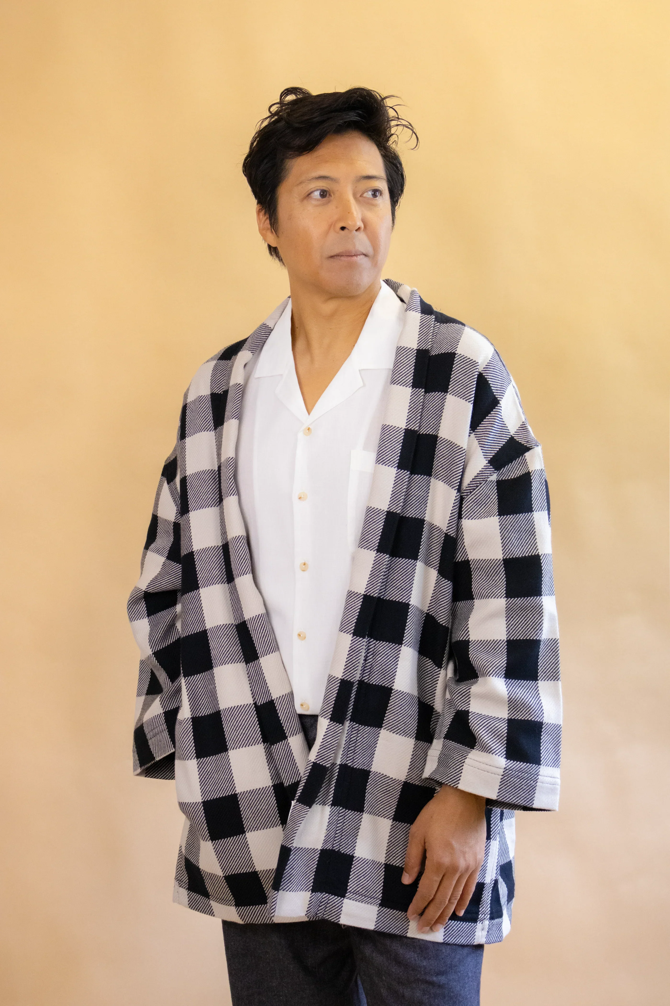 DUXTON | Reversible Kimono - Classic Check - Image 2