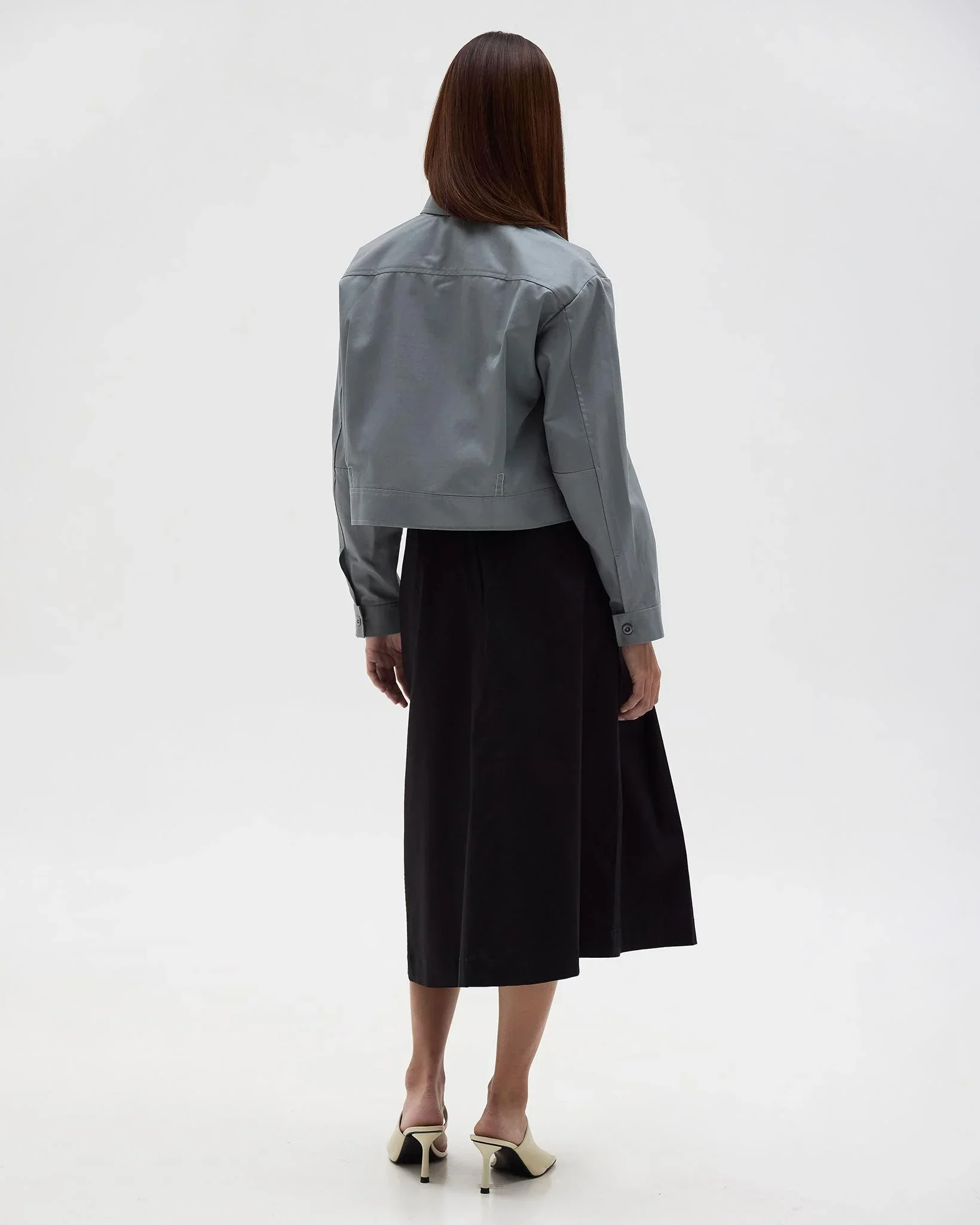 ROCK DAISY | Lucia Organic Cotton Pleated Flare Skirt - Image 3
