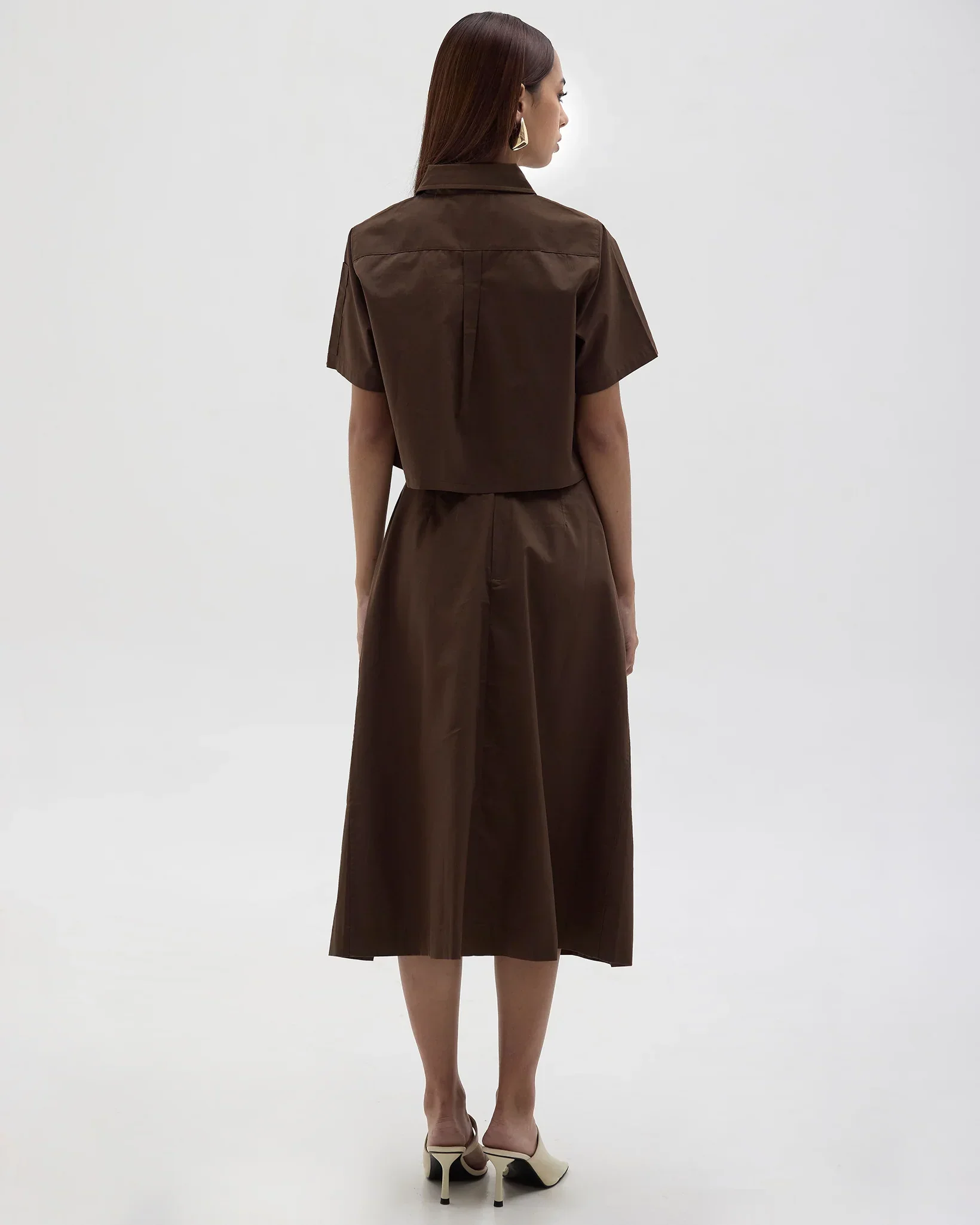 ROCK DAISY | Lucia Organic Cotton Pleated Flare Skirt - Image 6