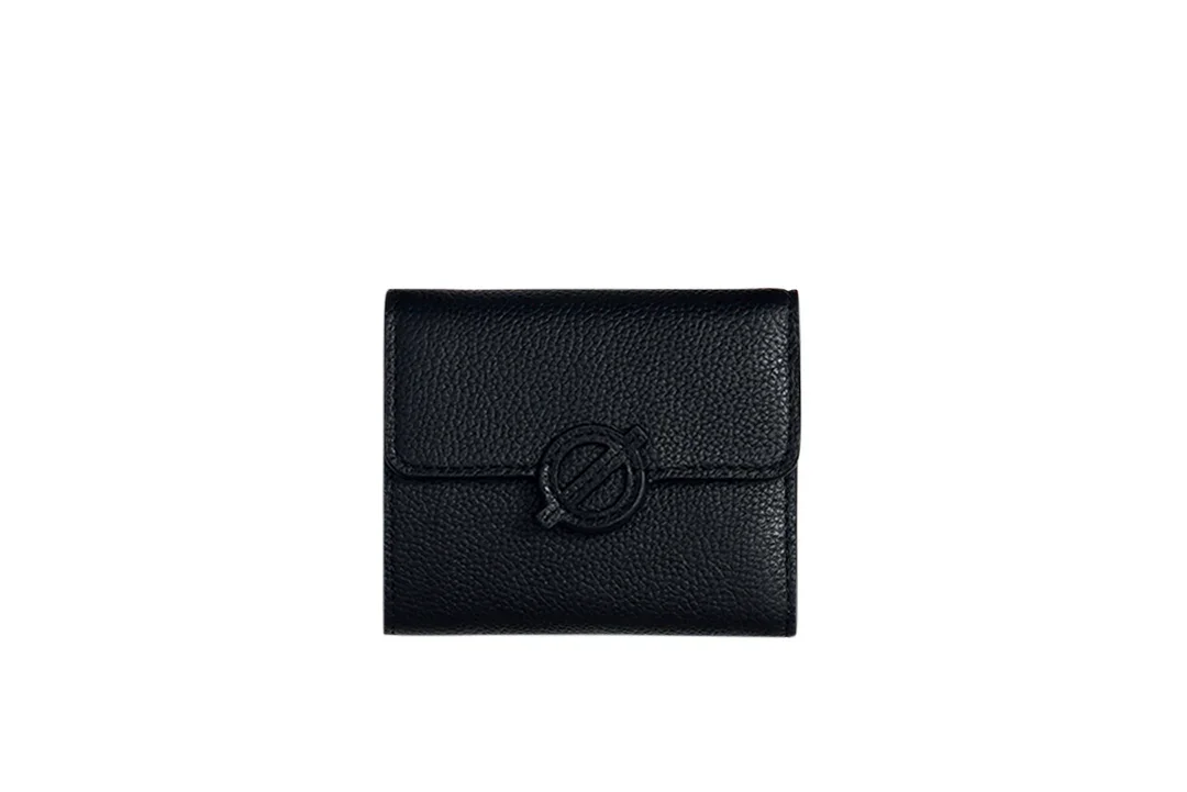 ROUNN | Small Flap Wallet - Black Asphalt