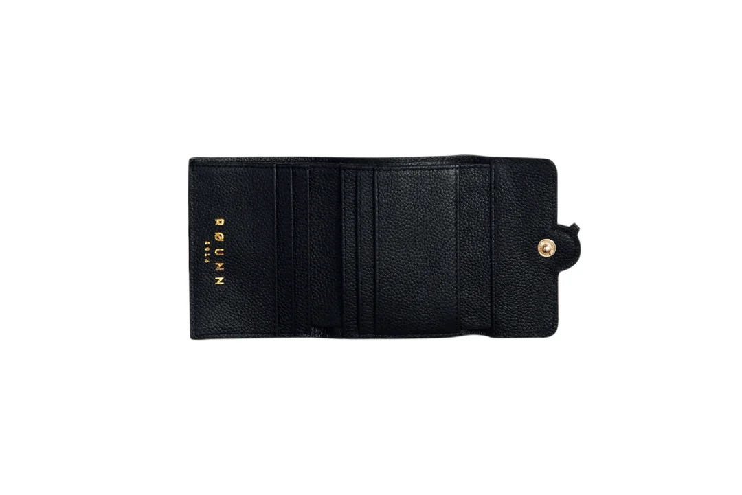 ROUNN | Small Flap Wallet - Black Asphalt - Image 3