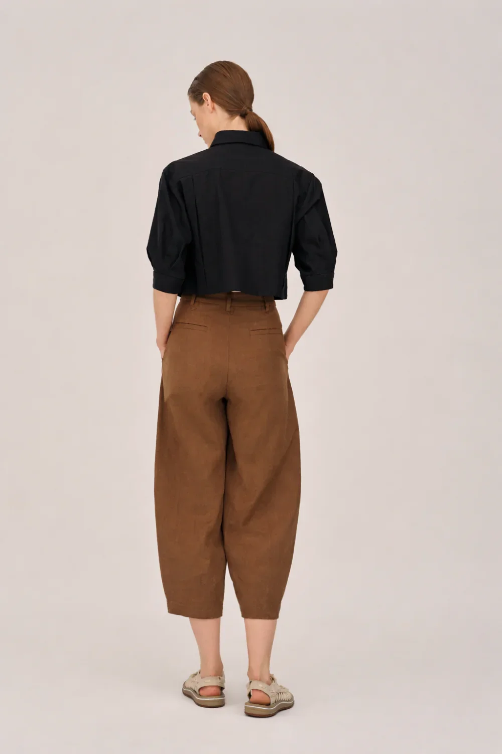 SABRINAGOH | Sherah Crop Shirt - Image 3