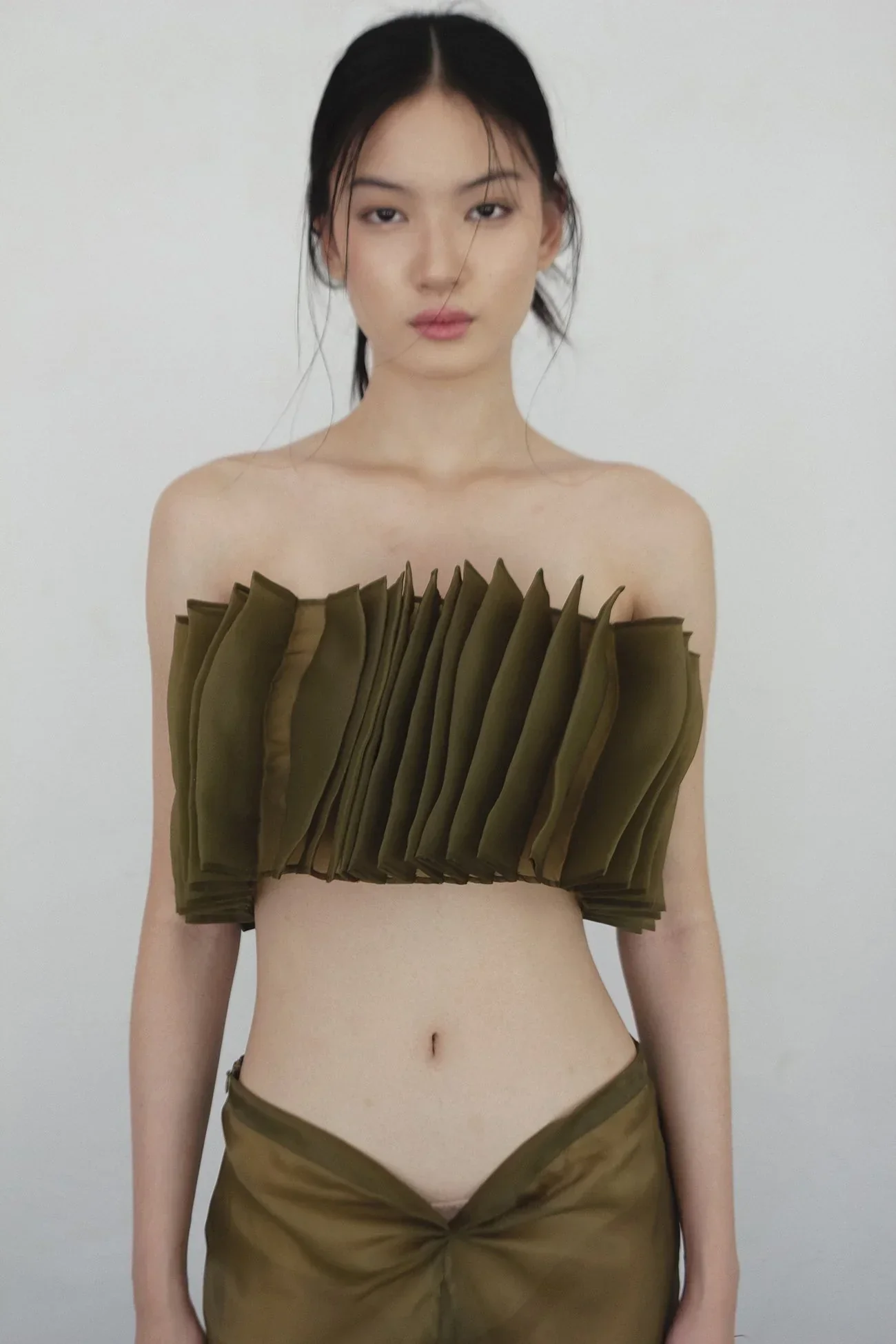SAYA | Alga - Pinched Pleats Tube Top - Image 3