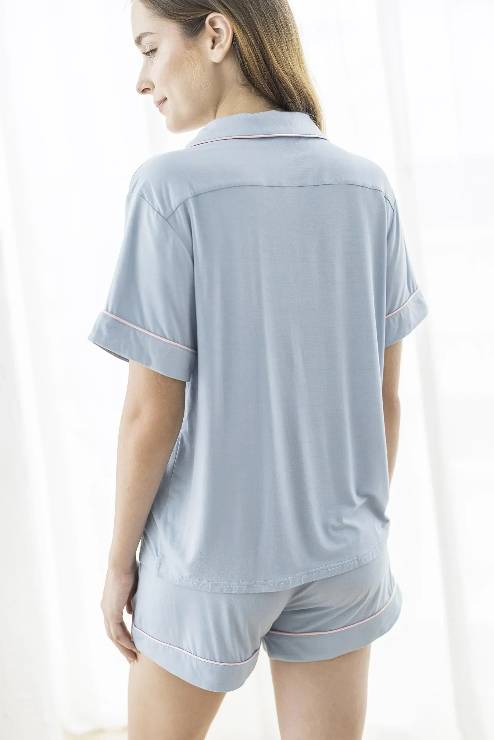 SELENIGHT CO | Signature Pyjamas Set | Blue Stripes - Image 4