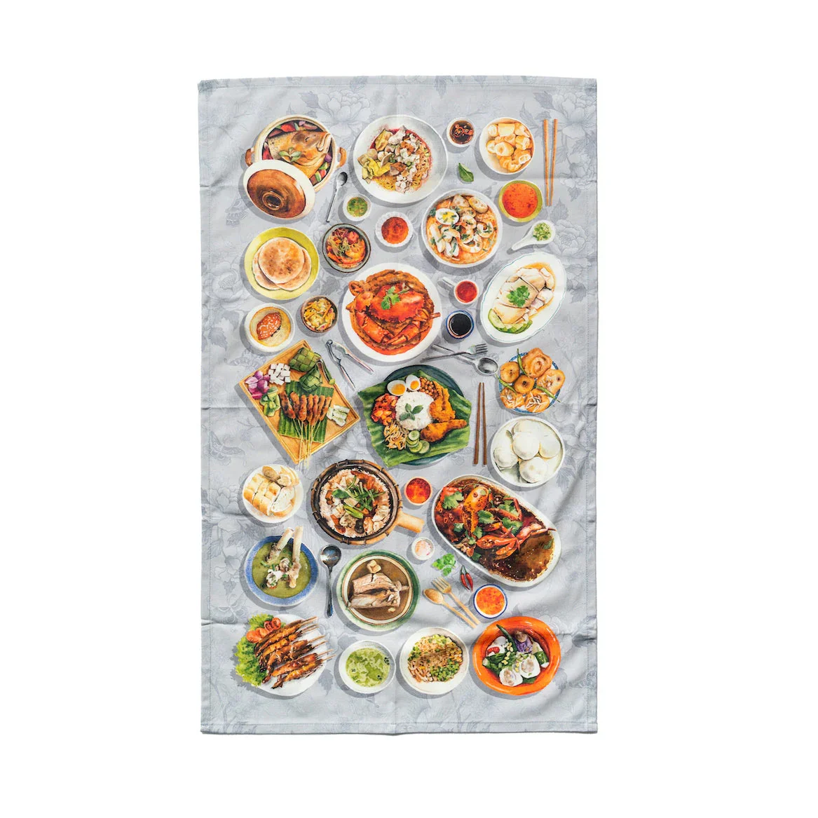 SINGLAPA | Singapore Hawker Food Tea Towel