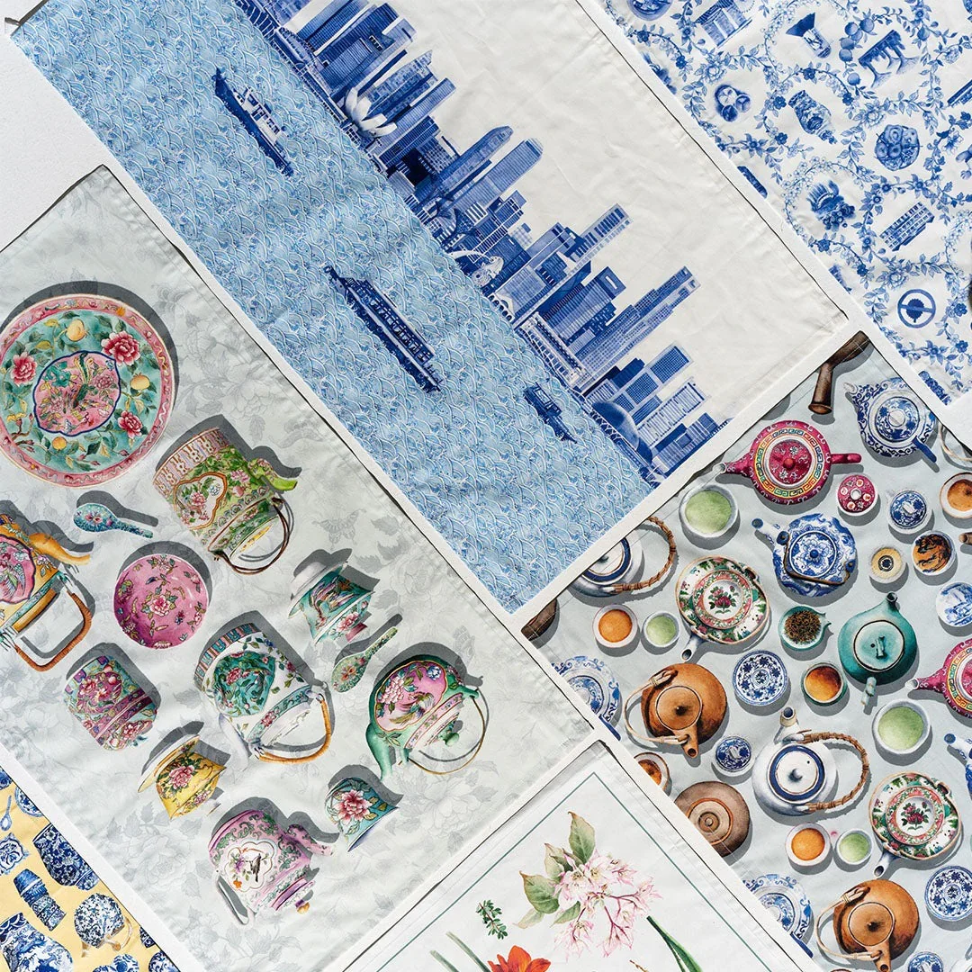 SINGLAPA | Singapore Icons Tea Towel - Image 2