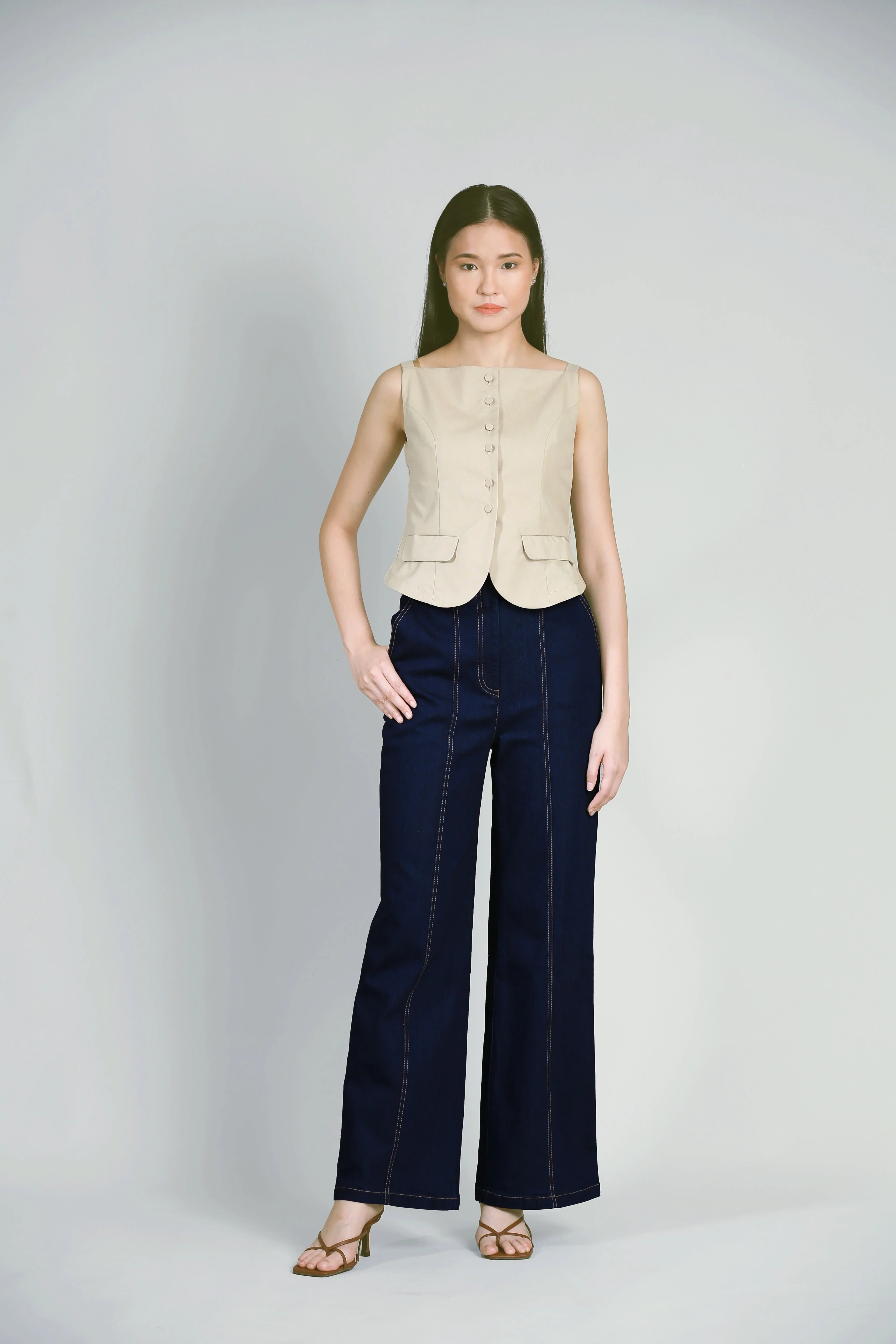 CAELI ECO LUXE | Crop Vest Top - Image 3