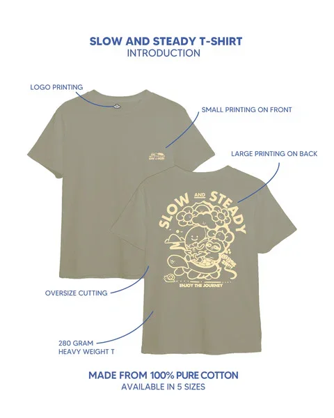 THE EVERYDAY CLUB | Slow and Steady T-Shirt - Image 3