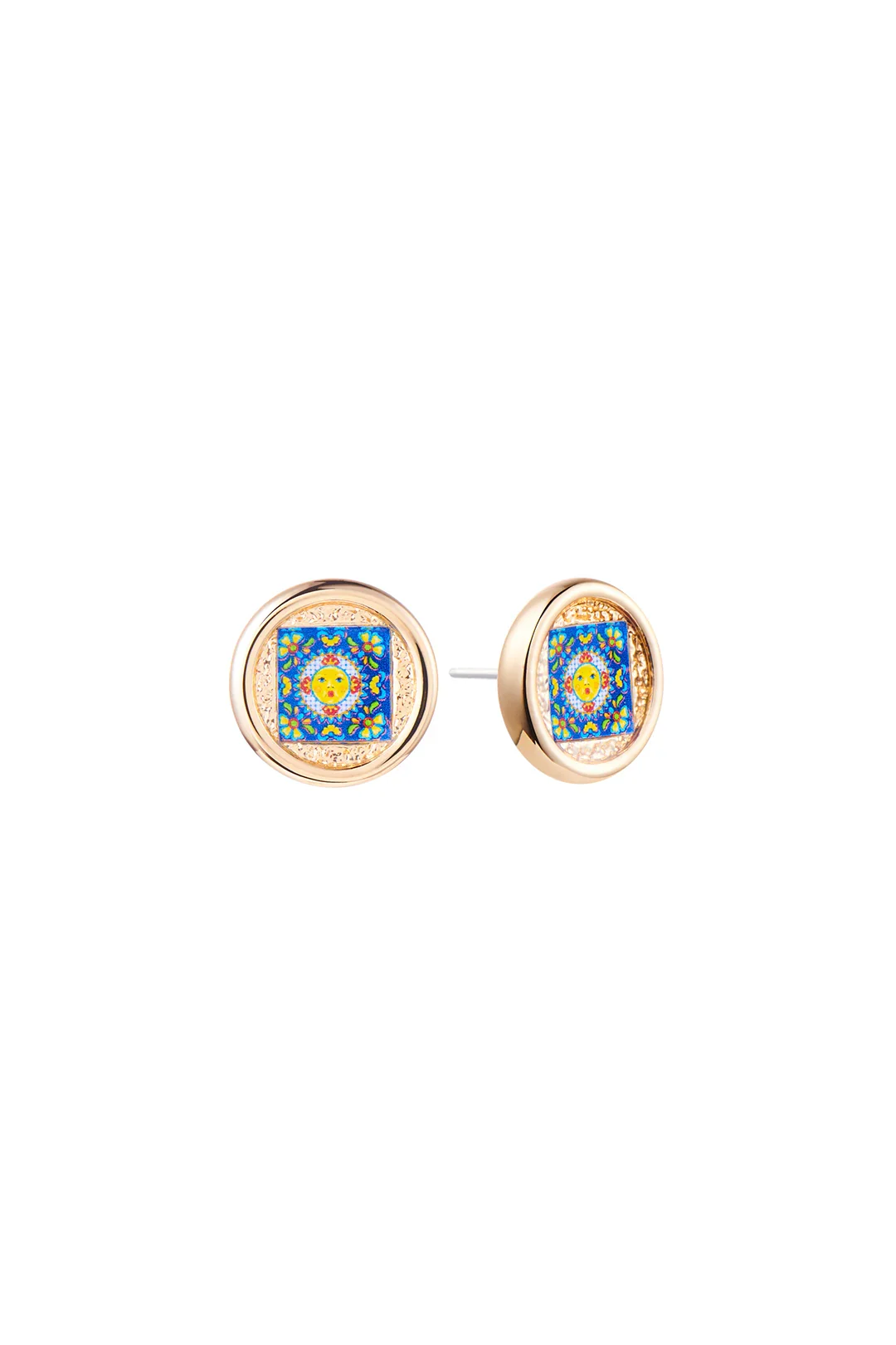 RARE BIRD COLLECTION | Spanish Medallion Stud - Sun