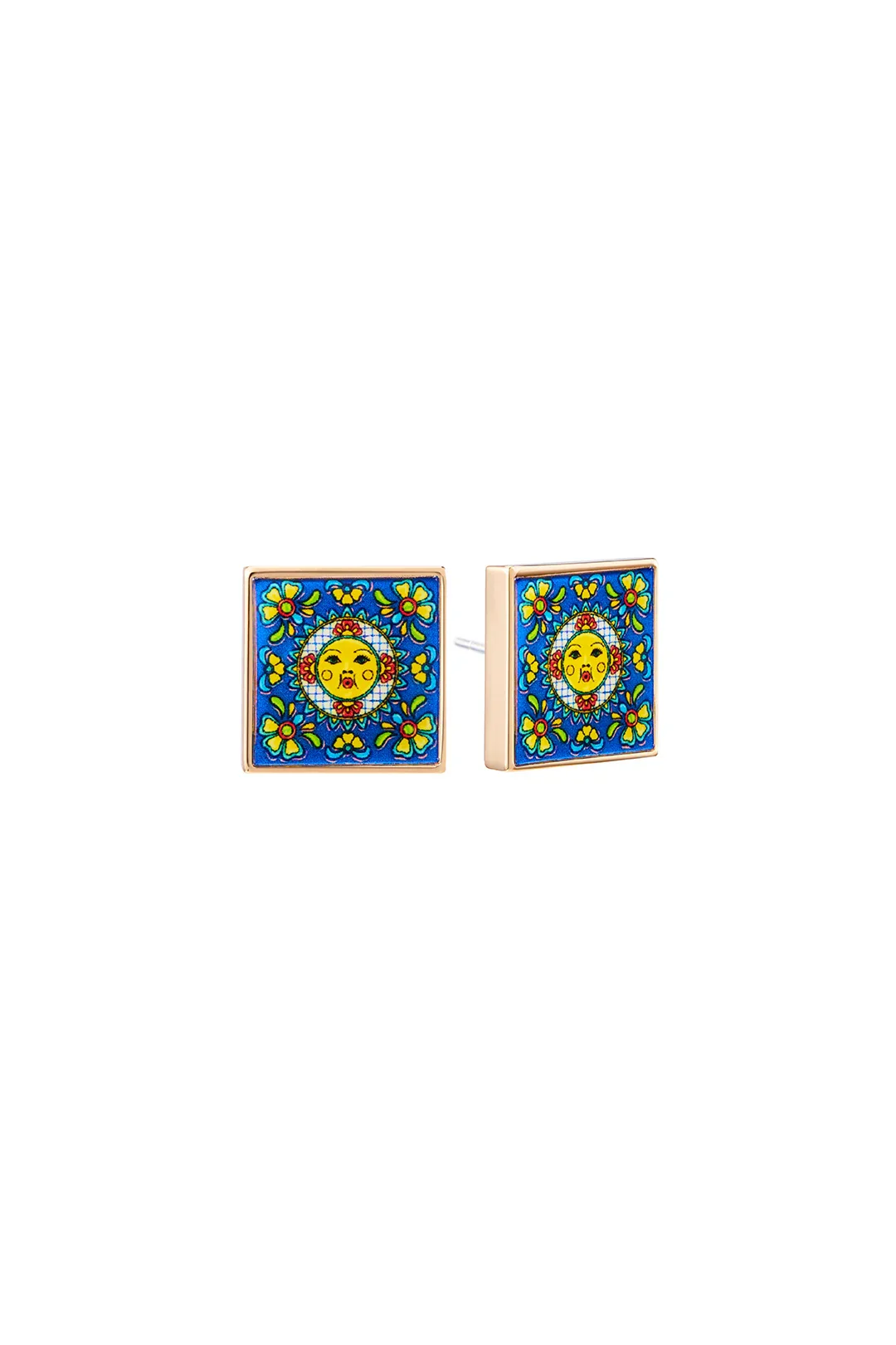 RARE BIRD COLLECTION | Spanish Tile Stud - Sun