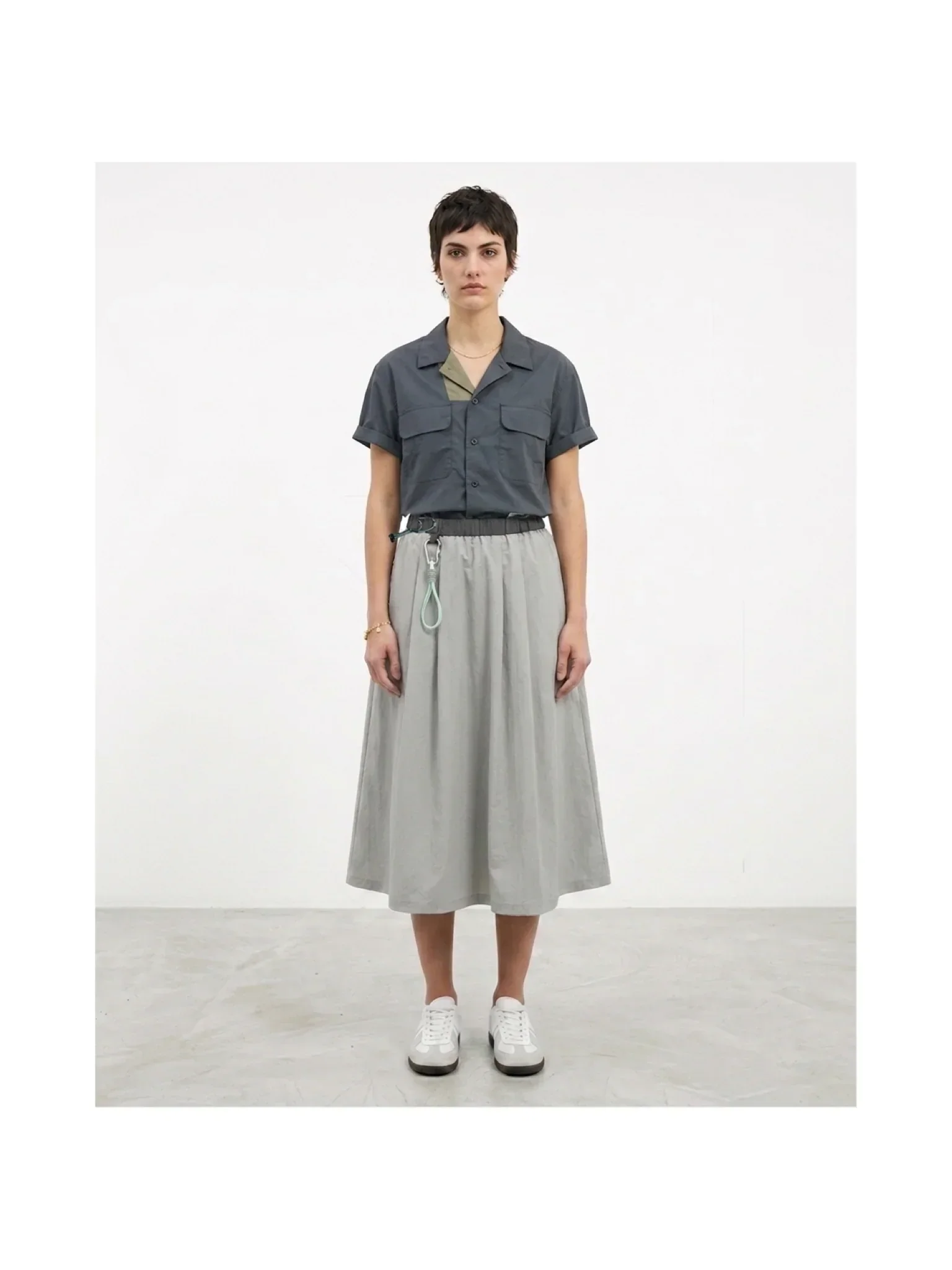 SPARROW GREEN | FAYE waistFAST Midi Skirt - Image 11