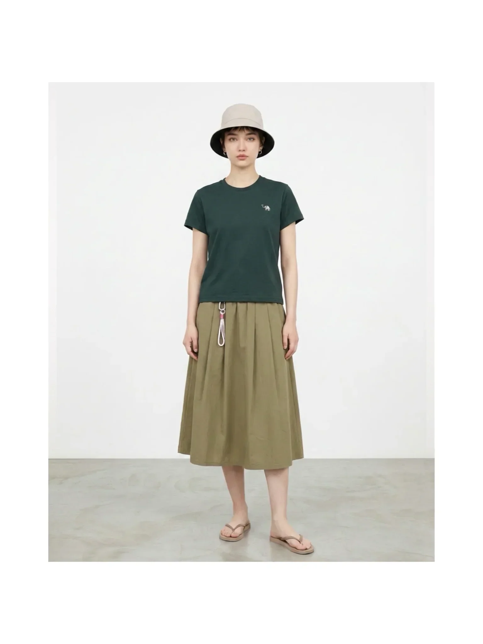 SPARROW GREEN | FAYE waistFAST Midi Skirt - Image 7