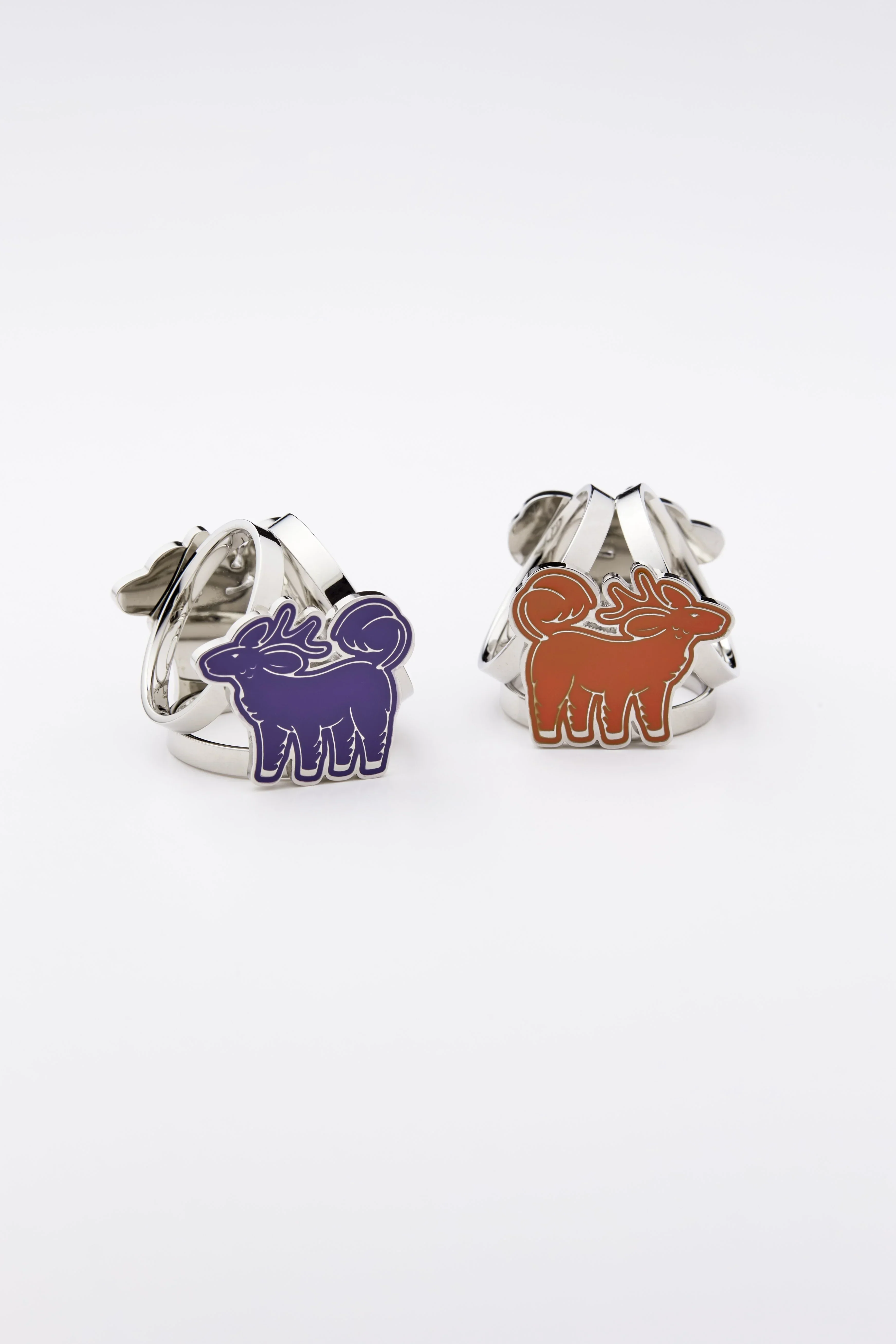 STUDIO QILING | Duo Scarf 100 Ring Silver