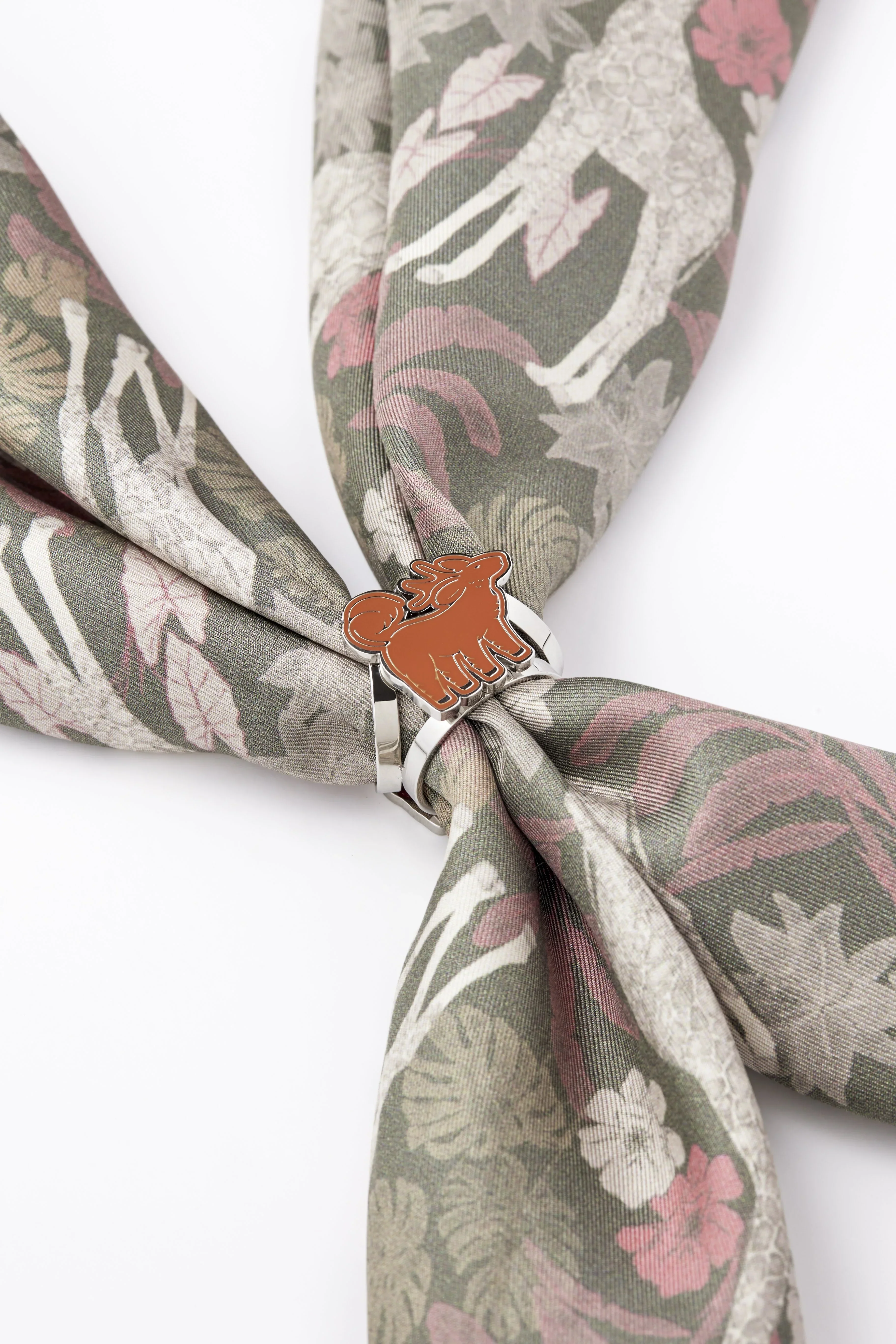 STUDIO QILING | Duo Scarf 100 Ring Silver - Image 2