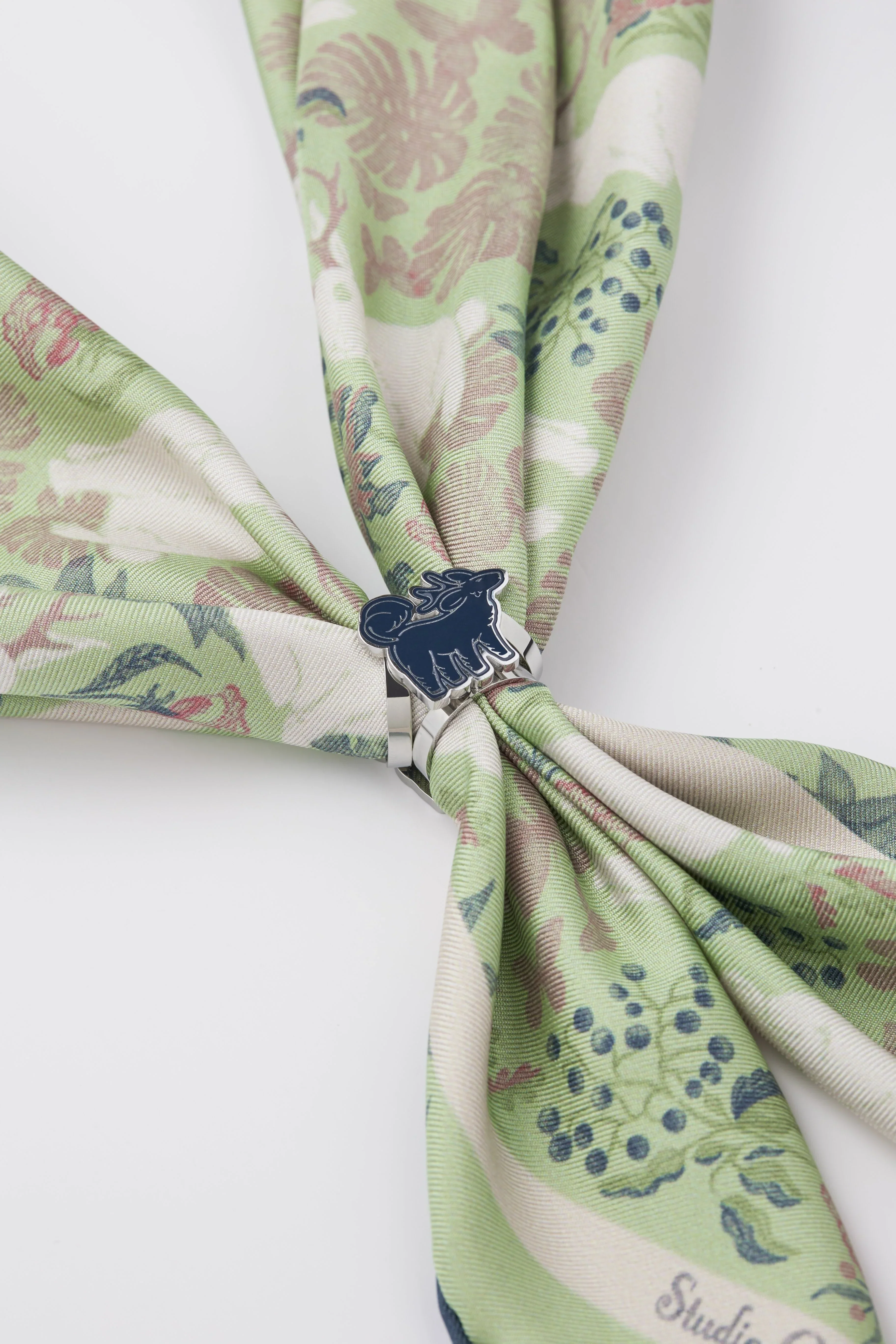 STUDIO QILING | Duo Scarf 65 Ring Silver - Image 2