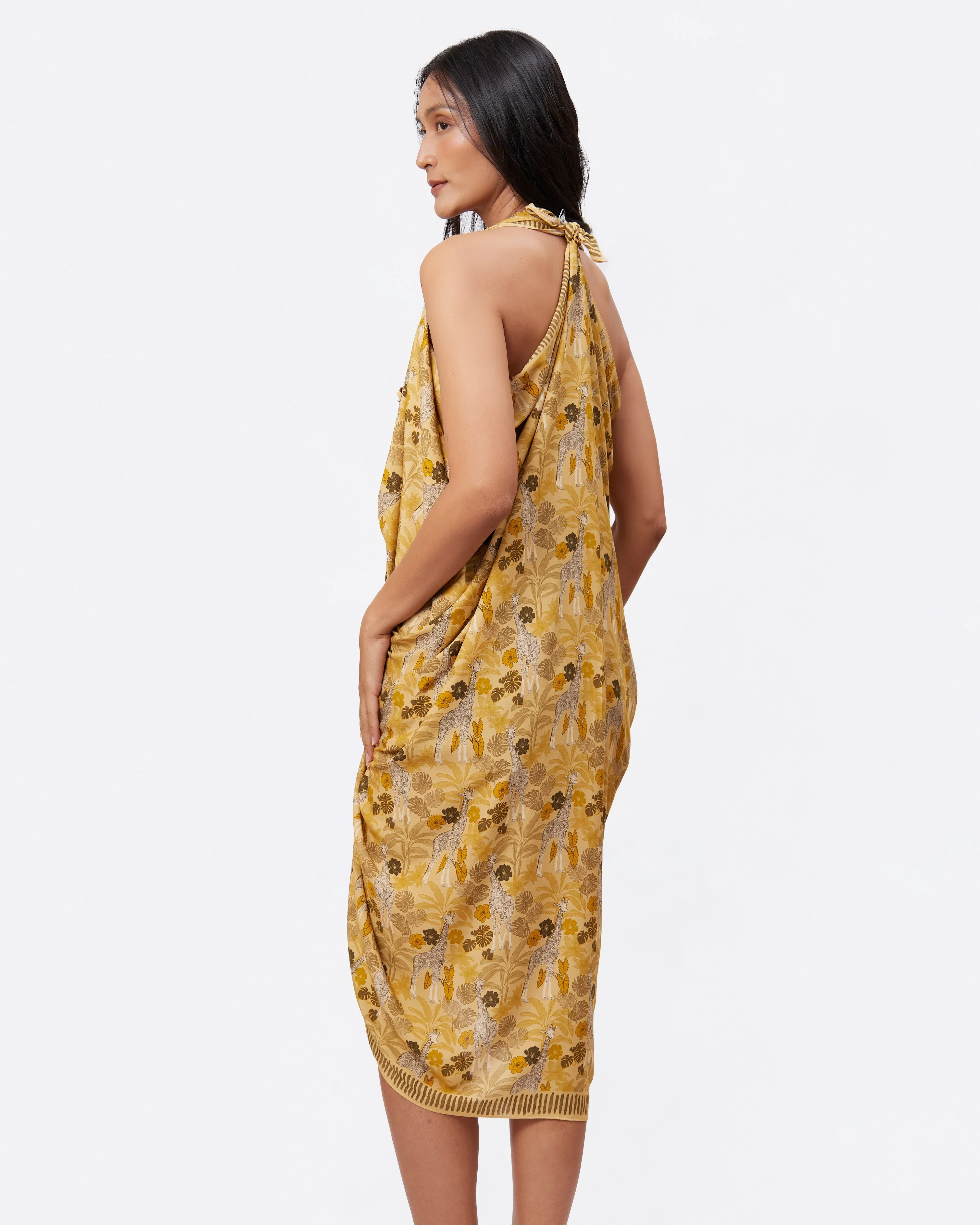 STUDIO QILING | Giraffe Sunset Pareo - Image 5